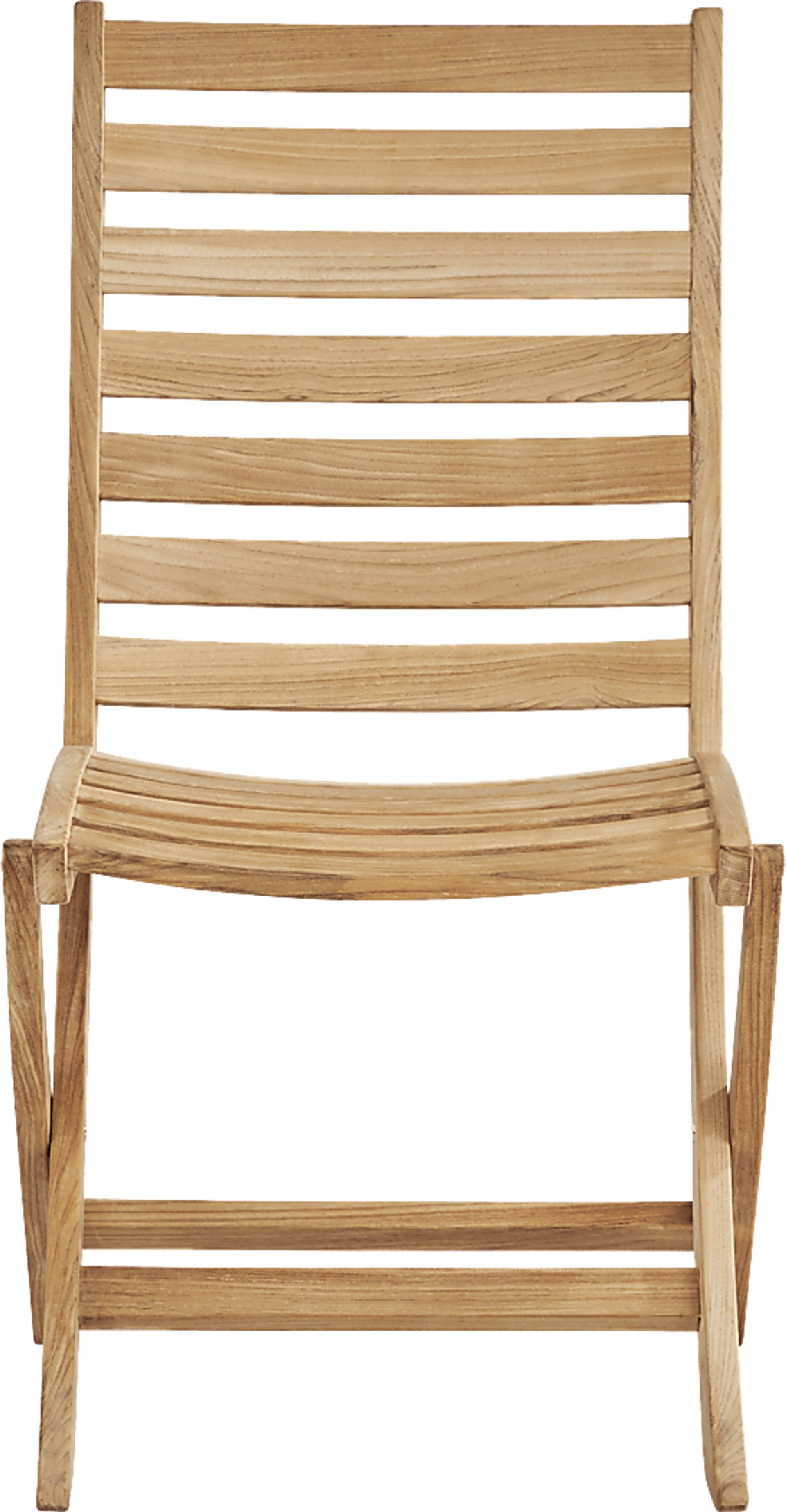 Pleasant Bay Natural 5 Pc Outdoor Folding Dining Set - Image 7
