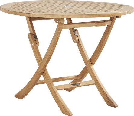 Nantucket Natural Outdoor folding Dining Table