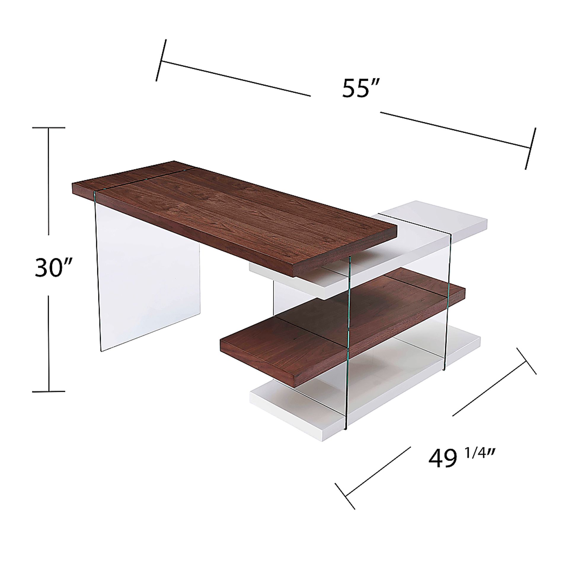 Nantwick Walnut Desk - Image 3