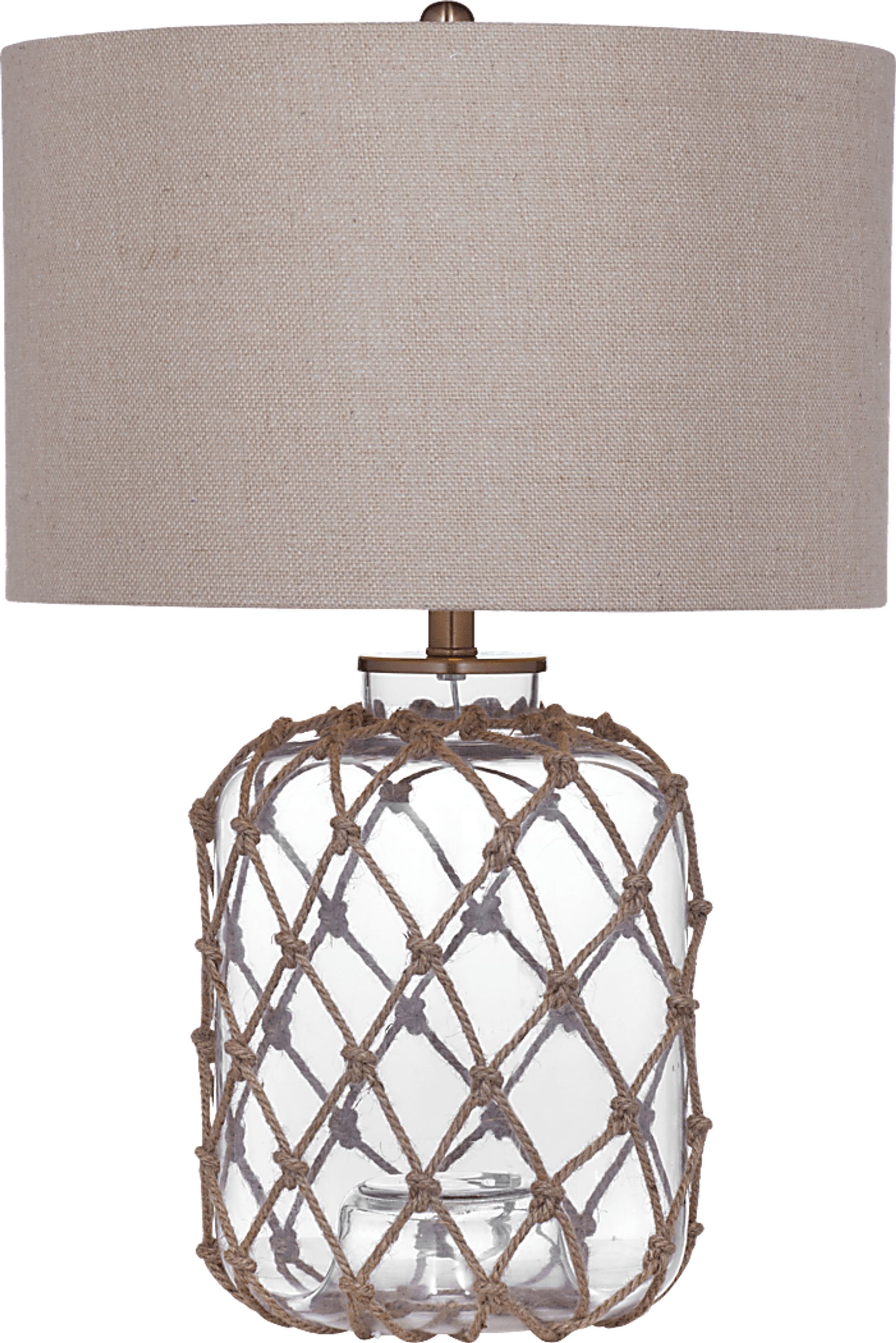 Naomi Drive Glass Lamp - Image 1