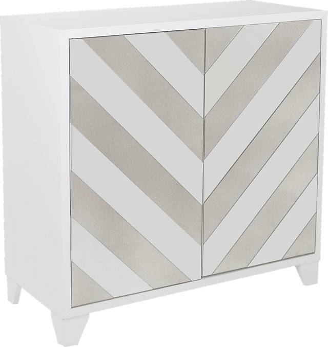 Naomi Road White Accent Cabinet - Thumbnail - Image 1