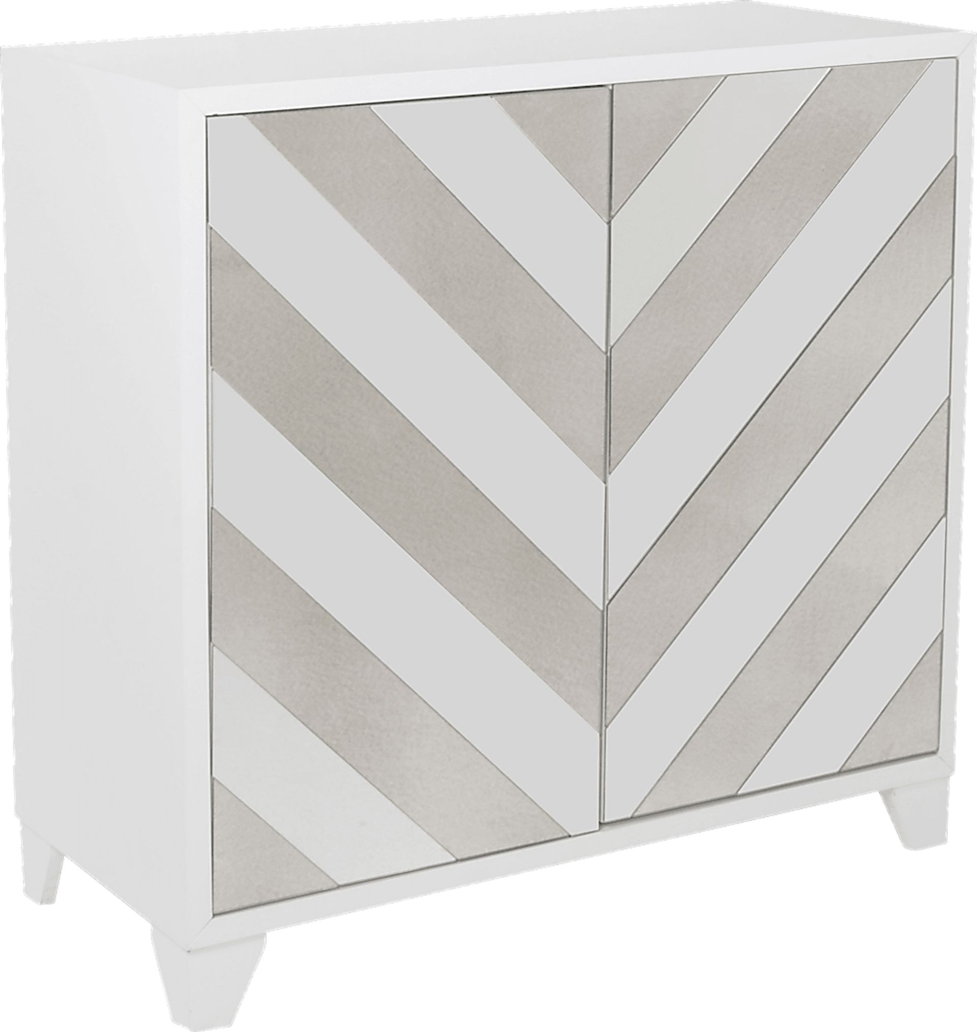 Naomi Road White Accent Cabinet - Image 1