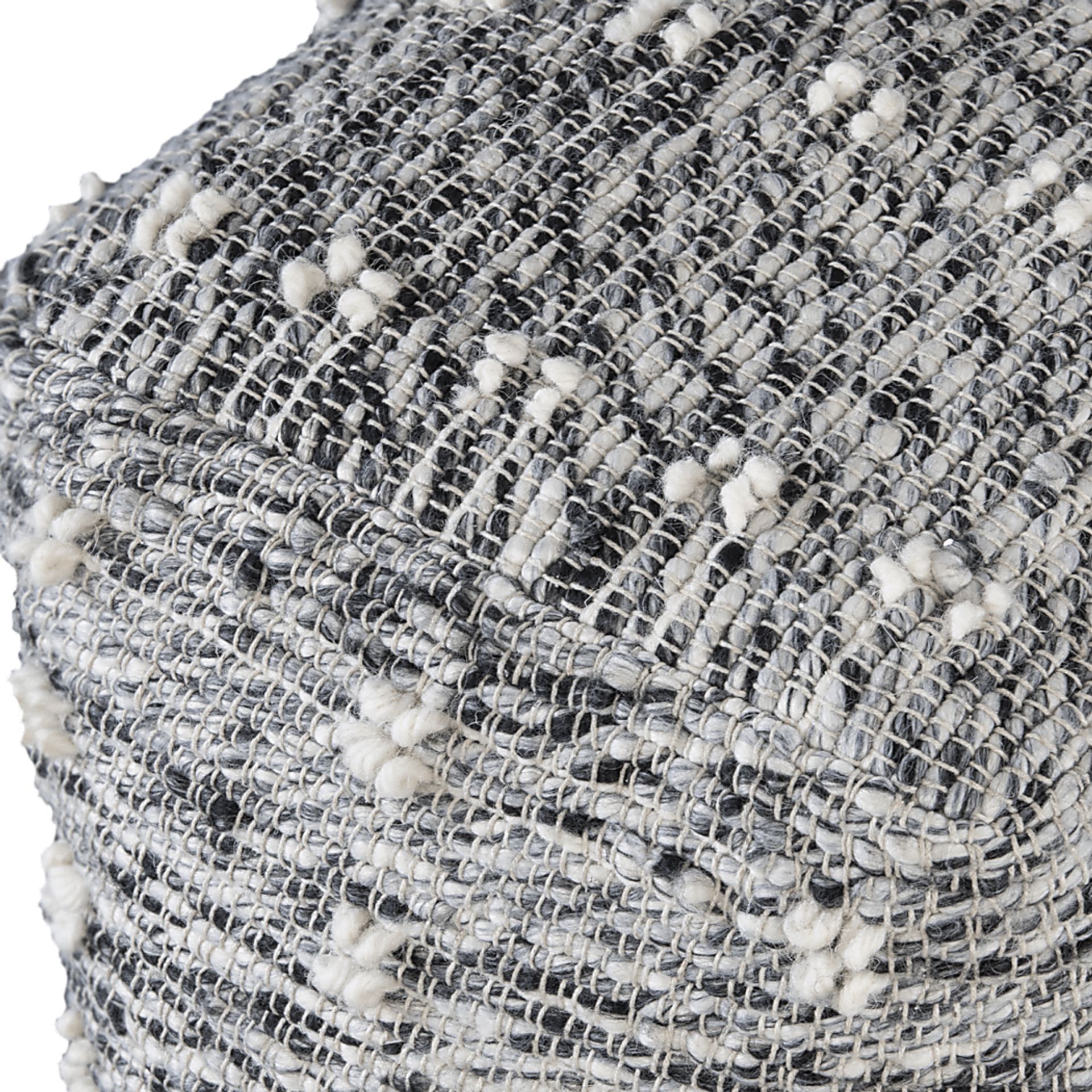 Naos Gray Pouf - Image 4