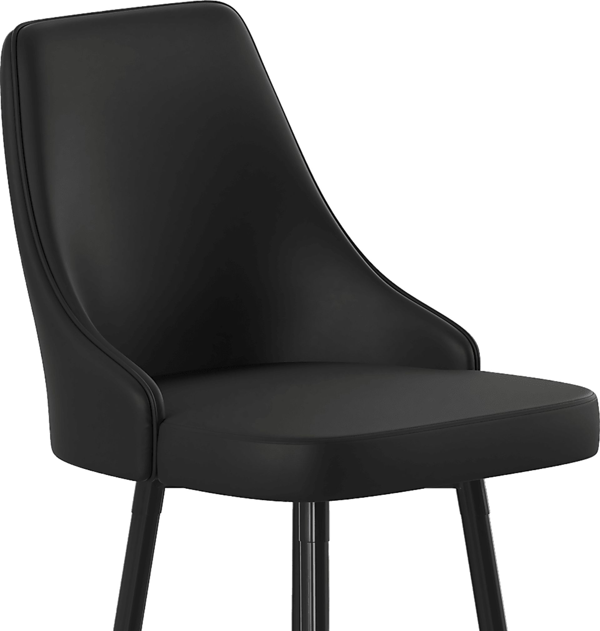 Narain Black Barstool, Set of 2 - Image 7