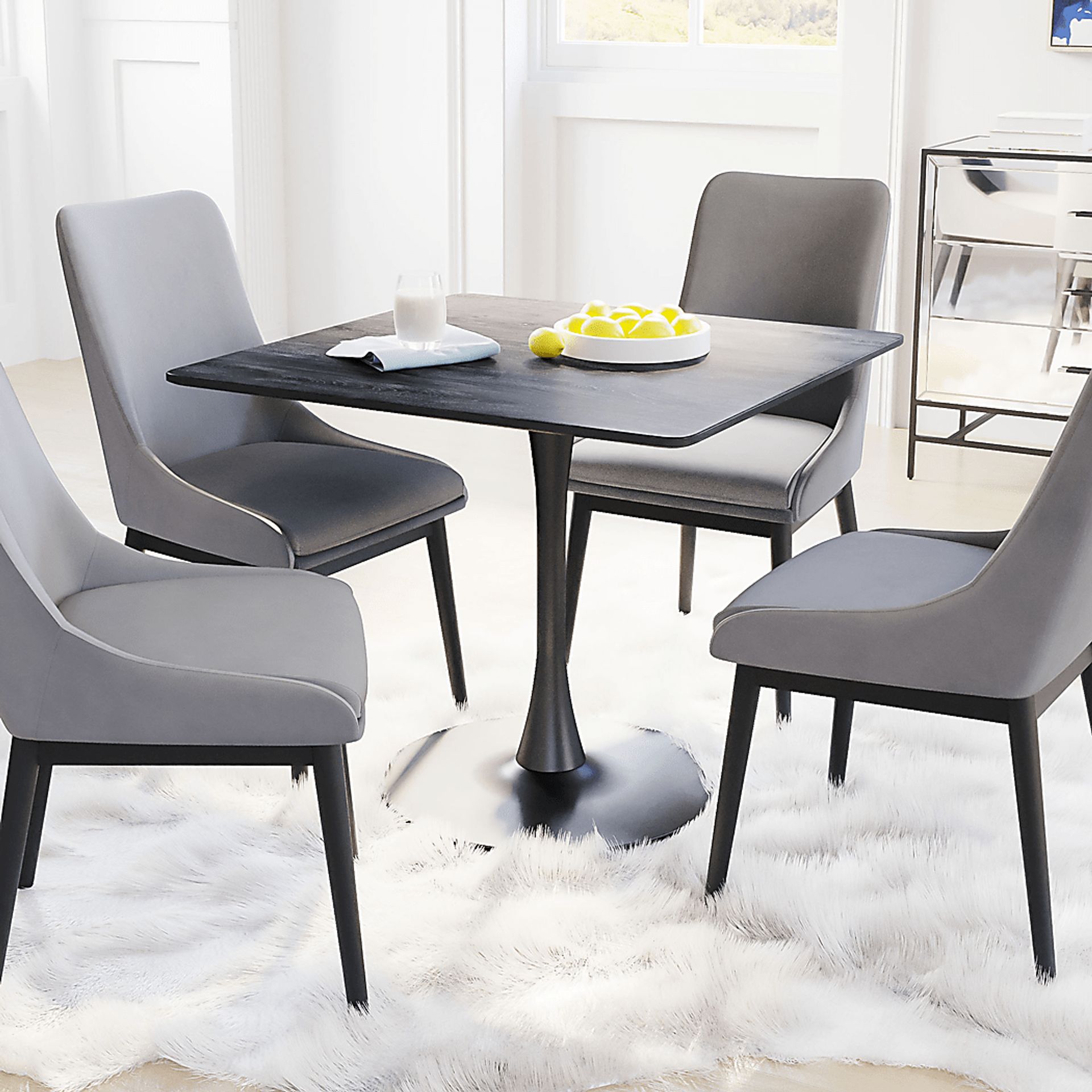 Narain Black Dining Table - Image 2