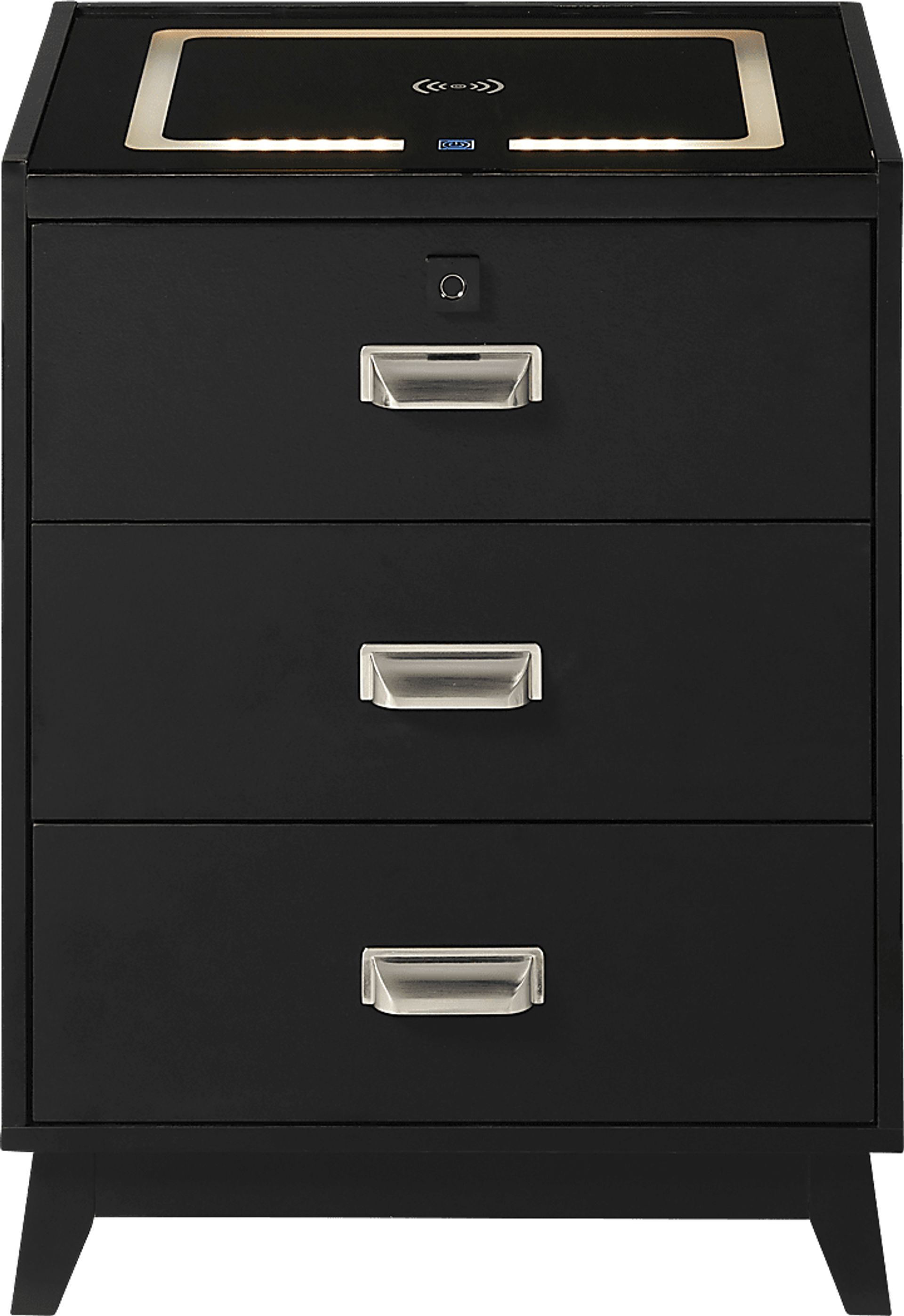 Narcis Black Nightstand - Image 6