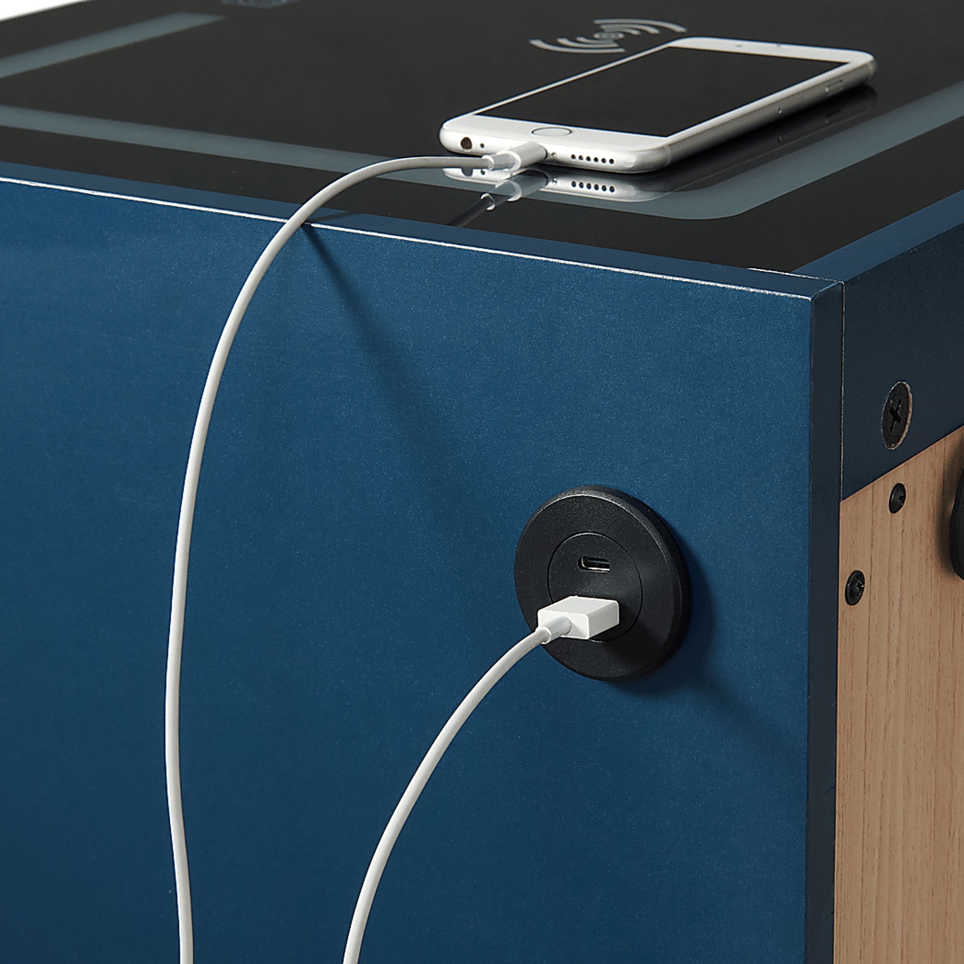 Narcis Blue Nightstand - Image 12