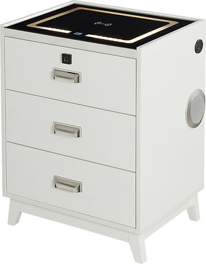 Narcis White Nightstand