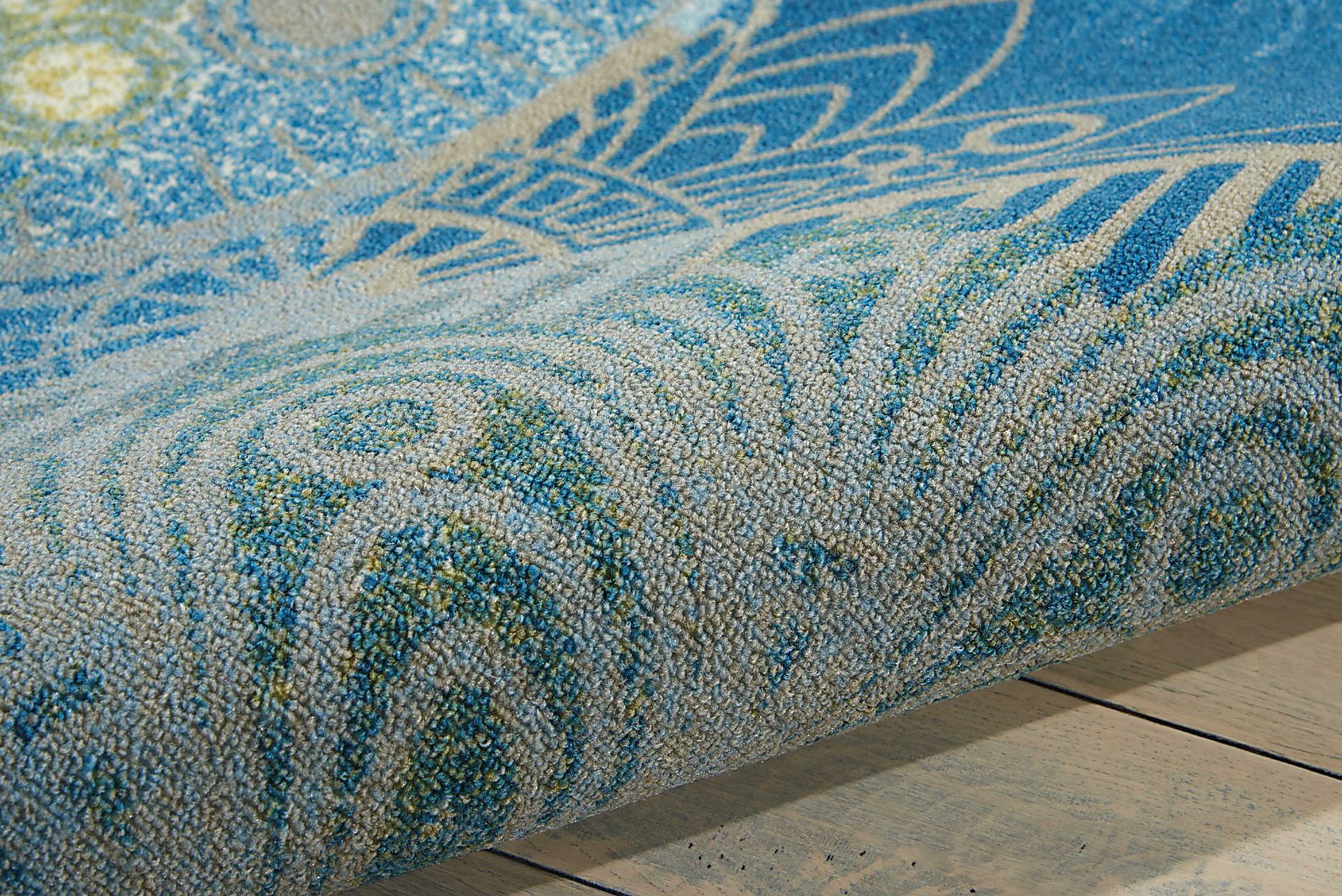 Narely Blue 8' x 11' Indoor/Outdoor Rug - Image 2