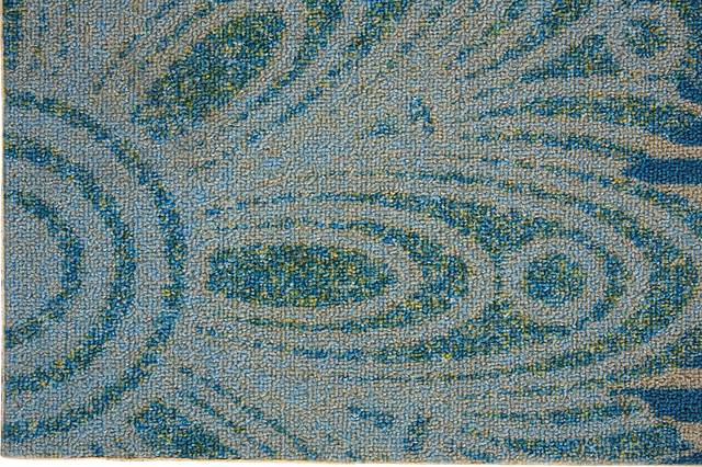 Narely Blue 8' x 11' Indoor/Outdoor Rug - Thumbnail - Image 3