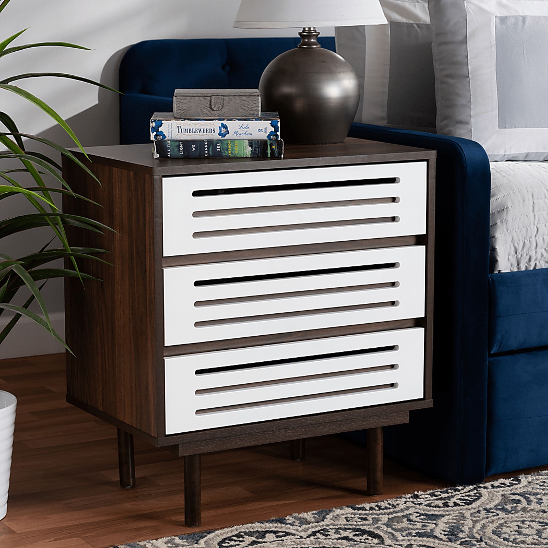 Narian Brown Nightstand - Image 7