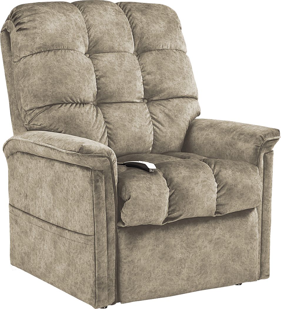 Narin Beige Lift Chair Dual Power Recliner Rooms To Go