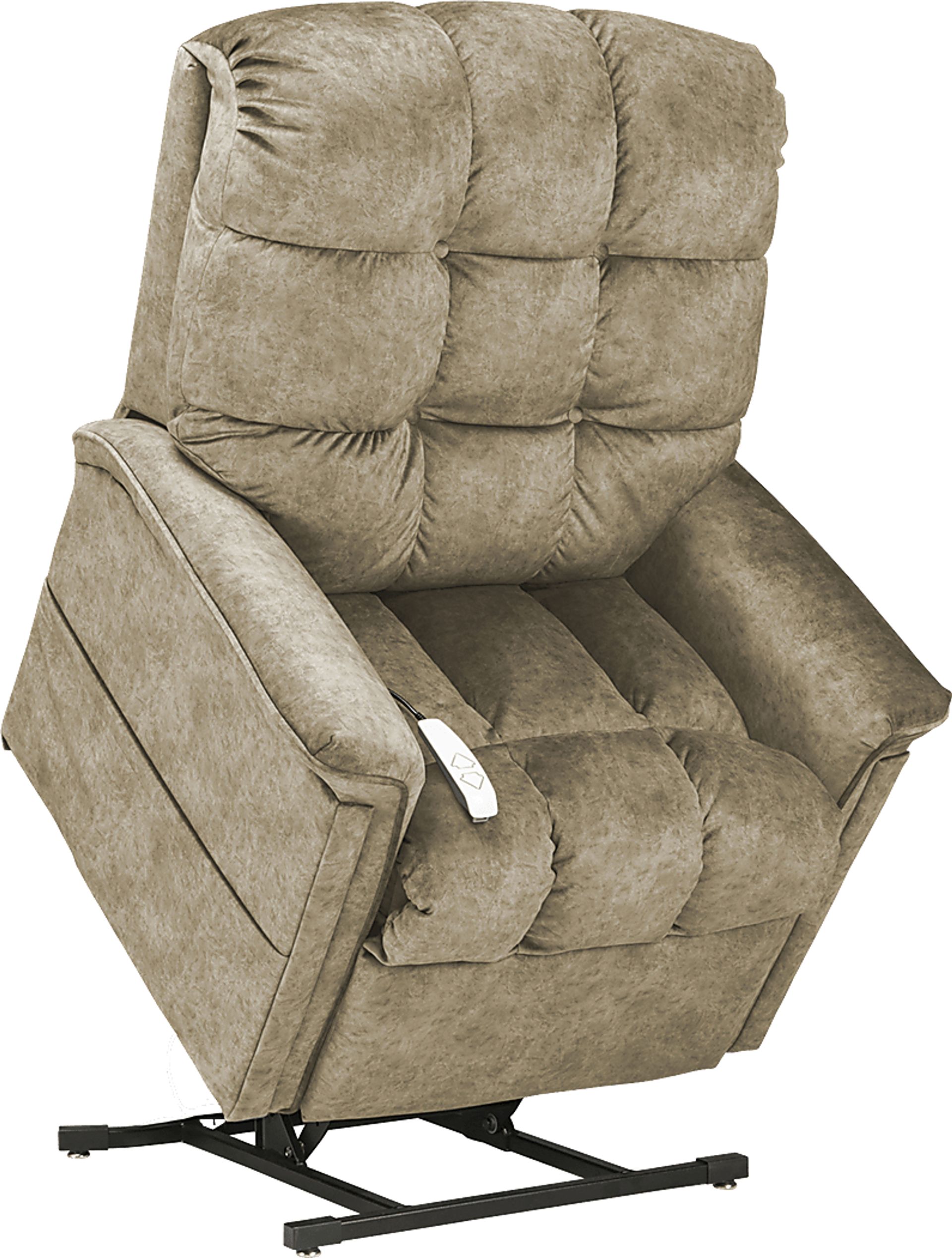 Narin Beige Lift Chair Dual Power Recliner - Image 2