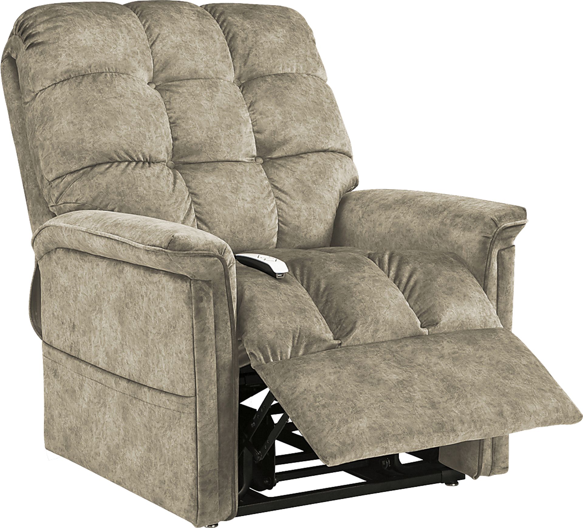 Narin Beige Lift Chair Dual Power Recliner - Image 3