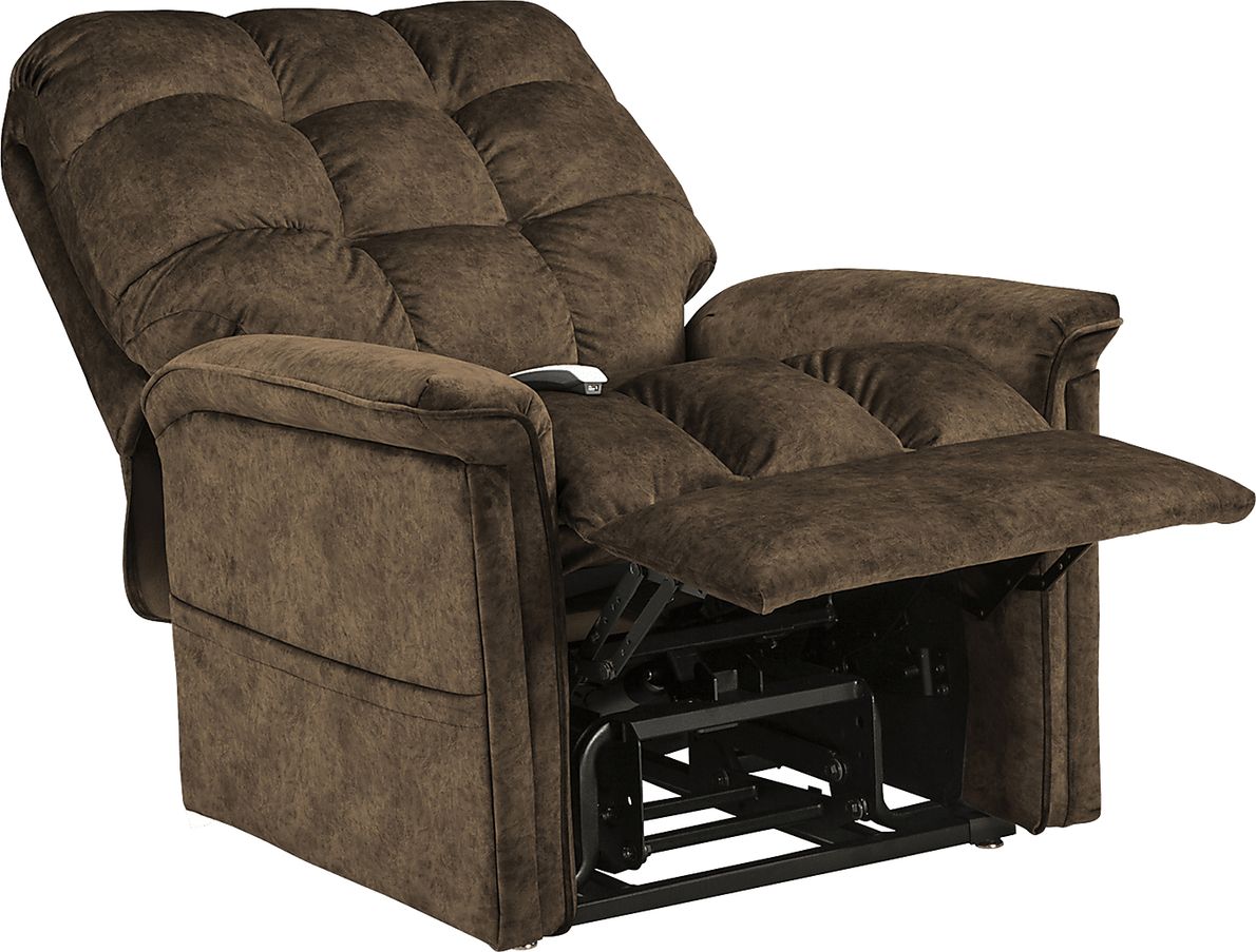 Narin Brown Lift Chair Power Recliner Rooms To Go