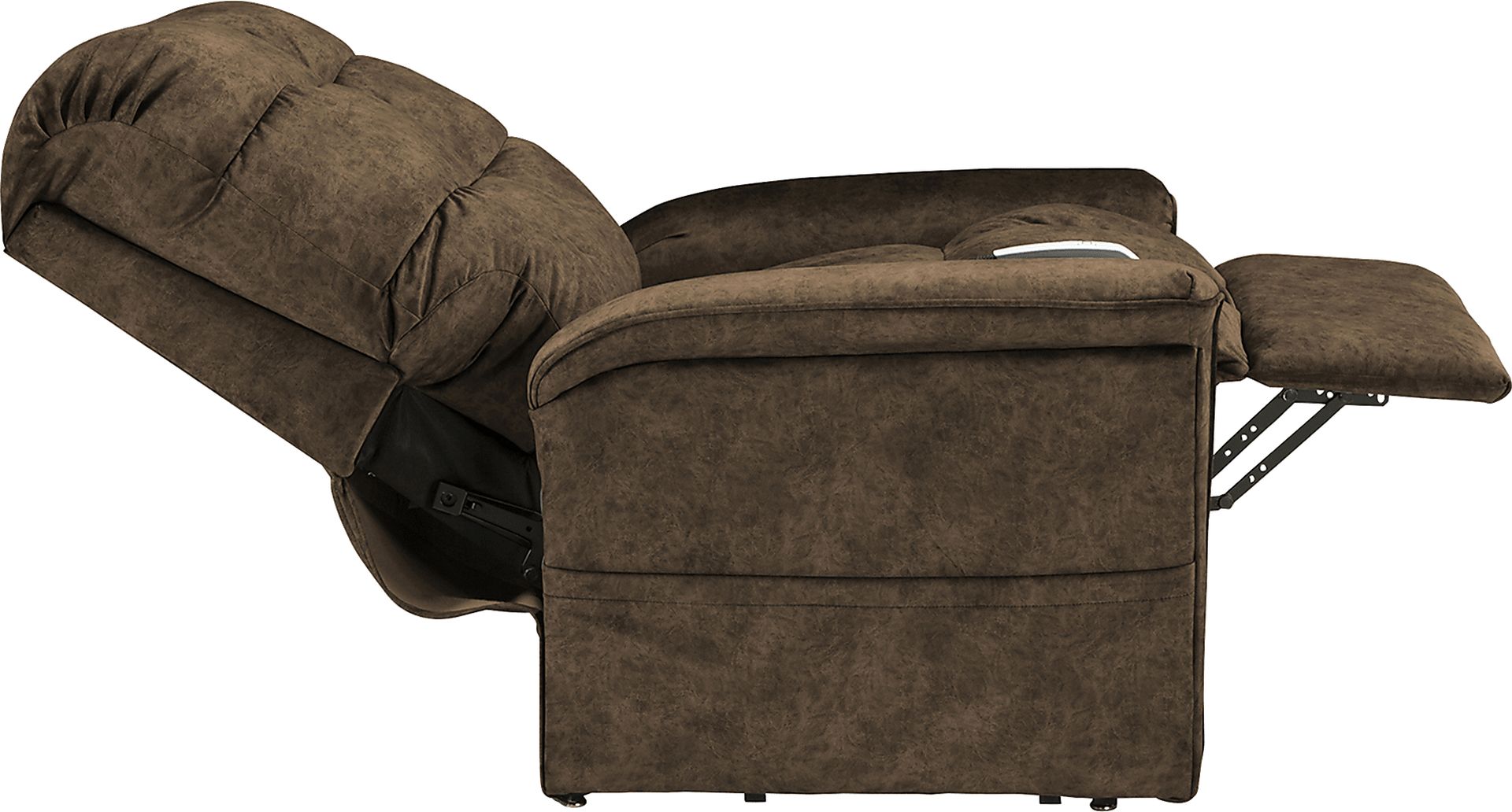 Narin Brown Lift Chair Power Recliner - Image 5