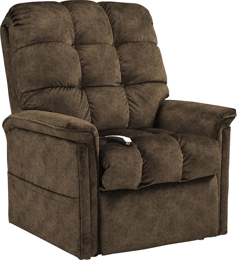 Narin Brown Lift Chair Power Recliner Rooms To Go