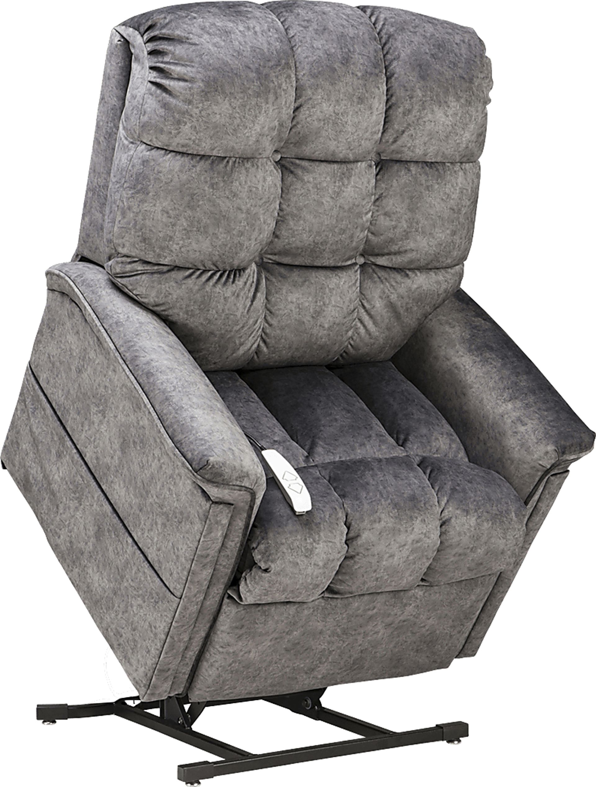 Narin Gray Lift Chair Dual Power Recliner - Image 2