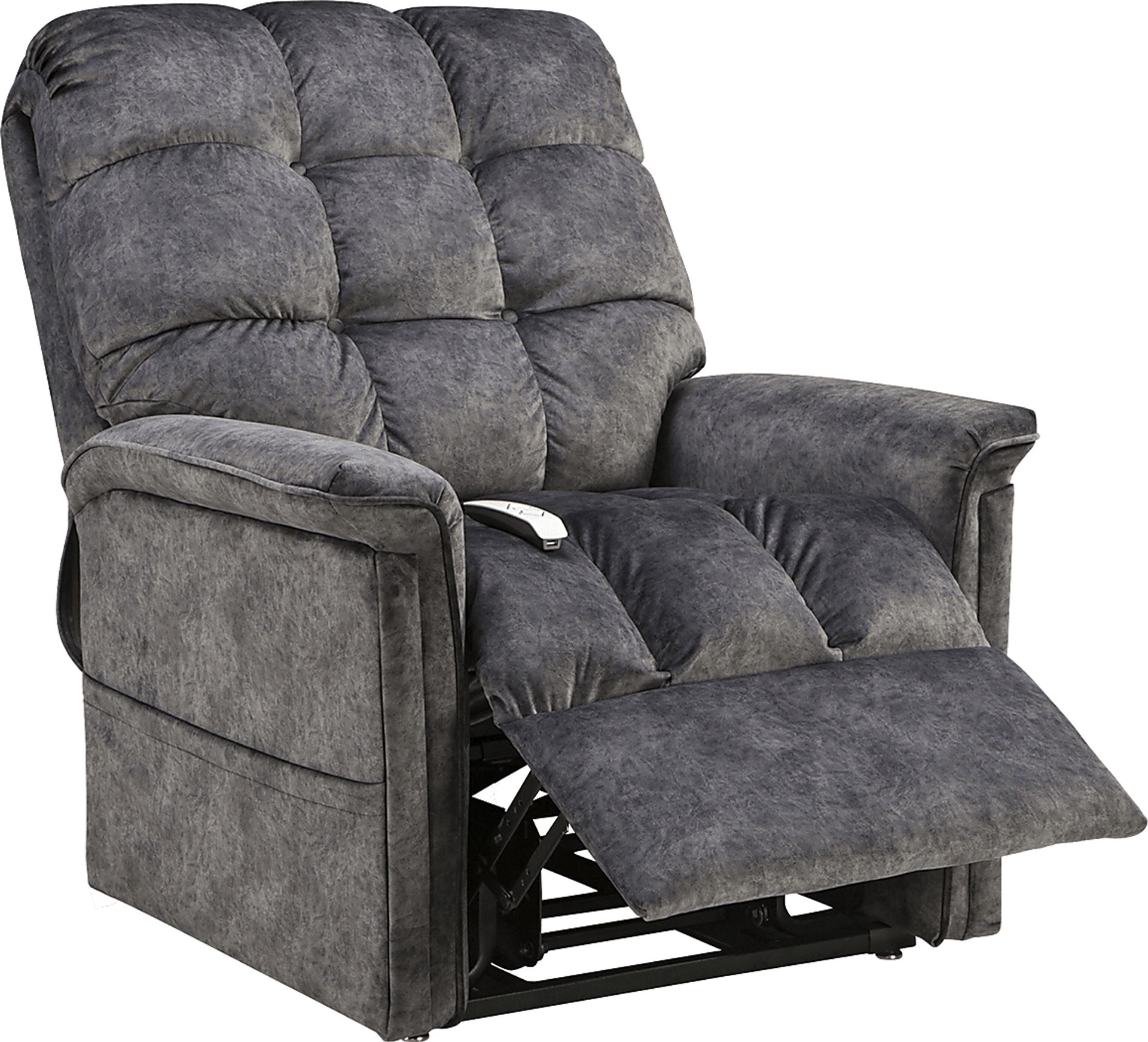 Narin Gray Lift Chair Dual Power Recliner - Image 3