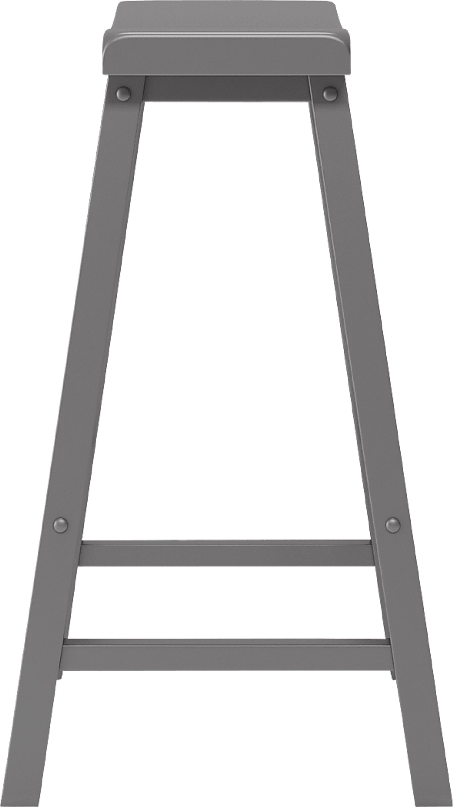 Nario Gray Barstools (Set of 2) - Image 4