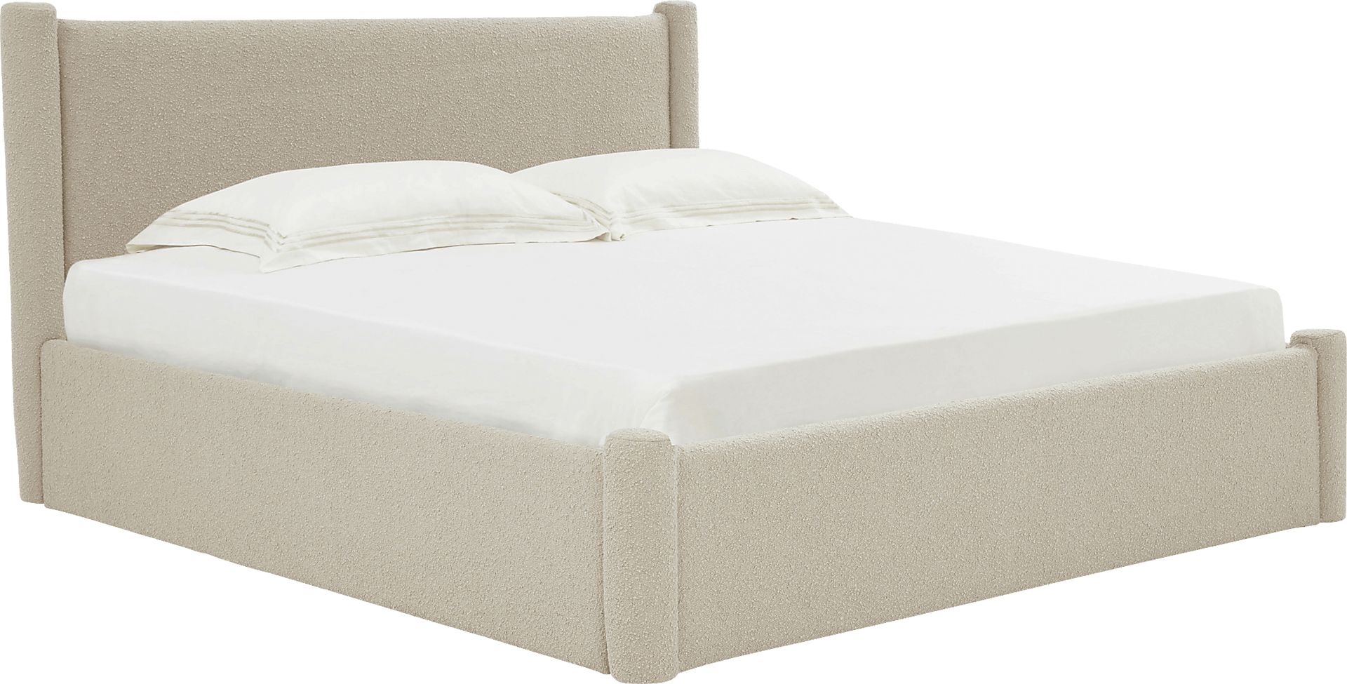 Narset Oatmeal King Bed - Image 1