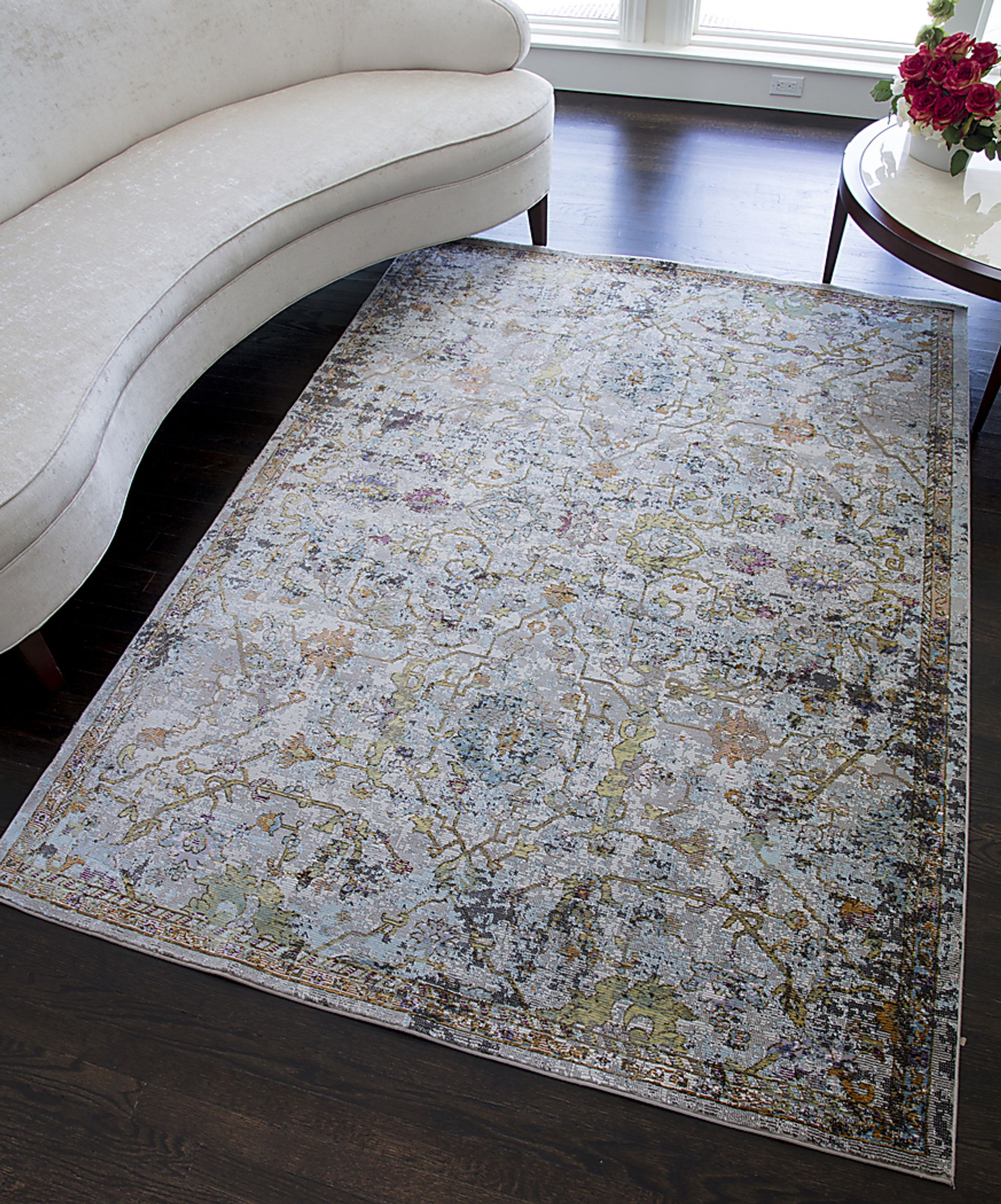 Narveera Gray 5' x 7' Rug - Image 3