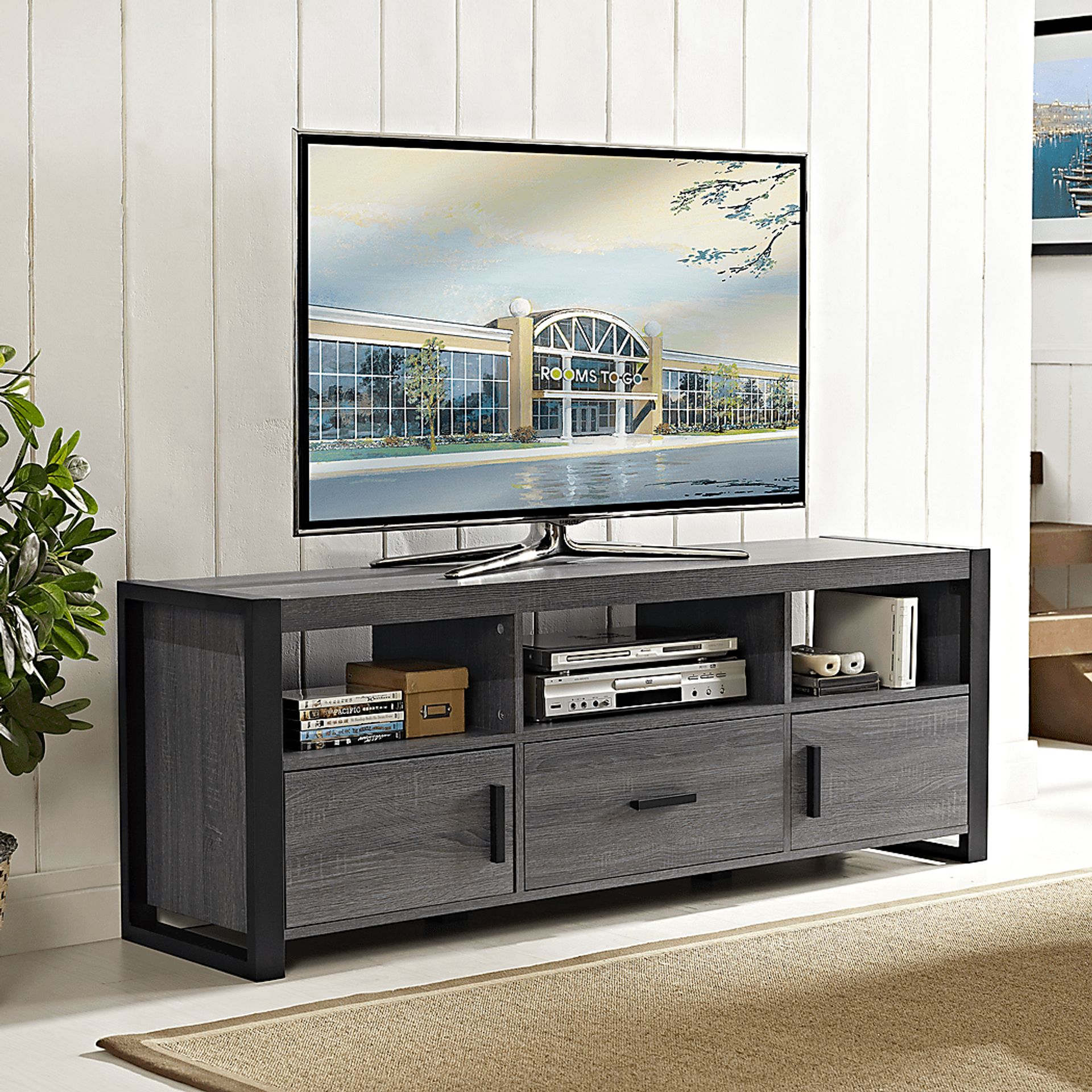 Nash Black 60 in. Console - Image 4