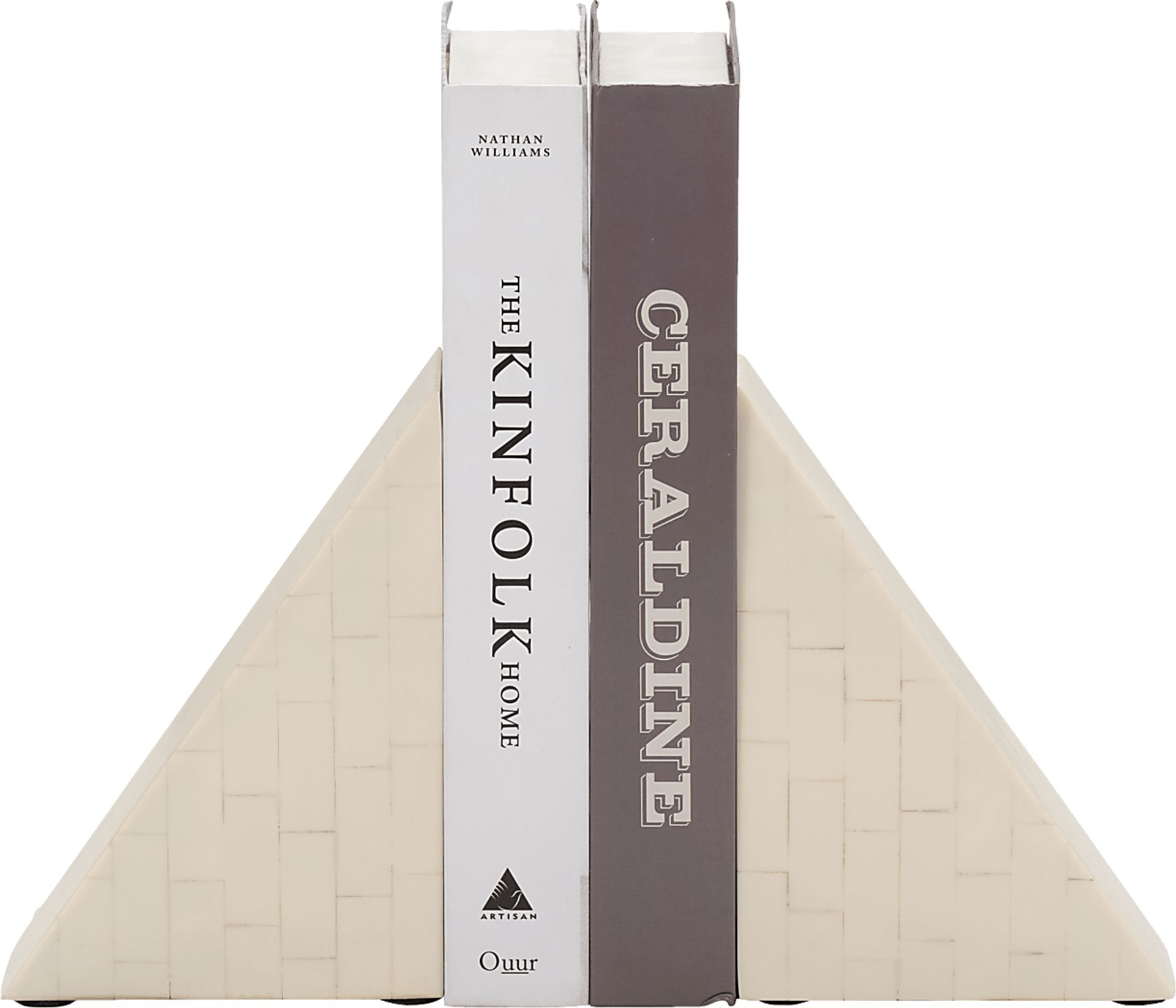 Nashaotah Beige Bookend, Set of 2 - Image 2