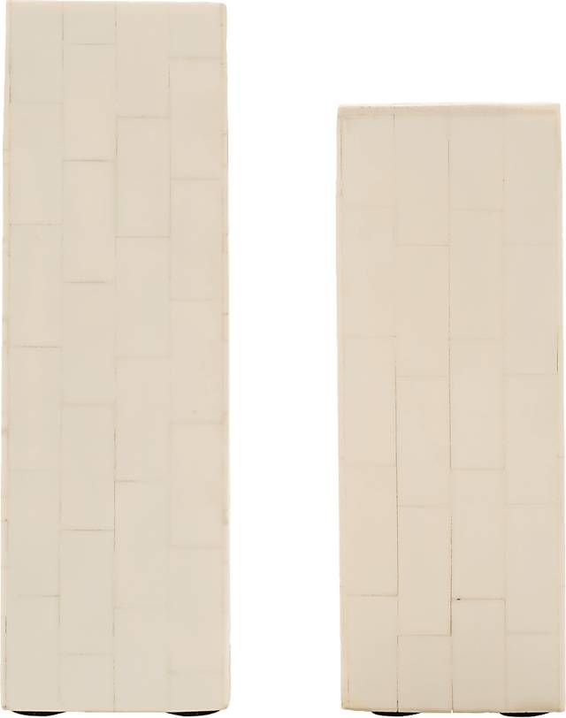 Nashaotah Beige Bookend, Set of 2 - Thumbnail - Image 4