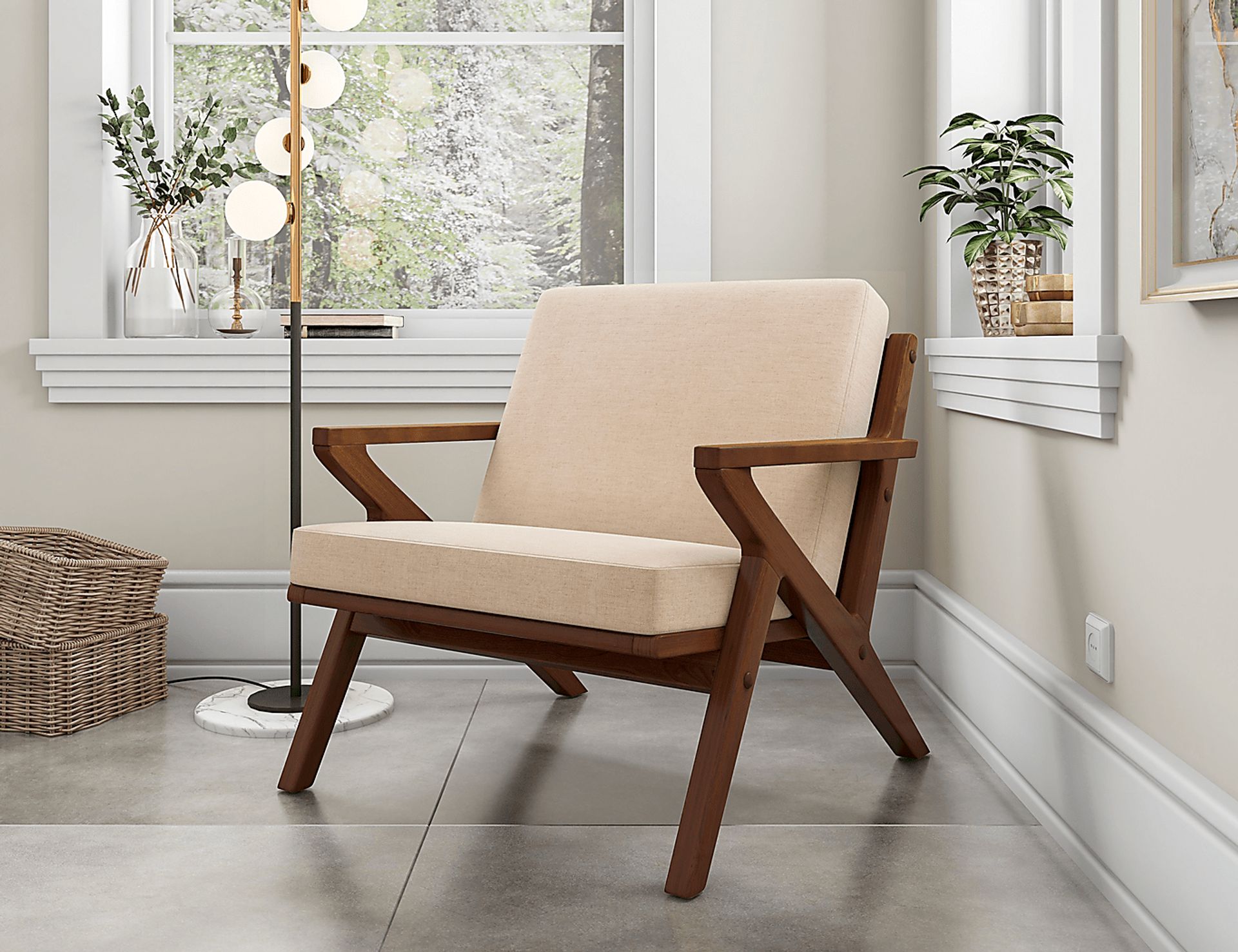Nashotah Beige Accent Chair - Image 4
