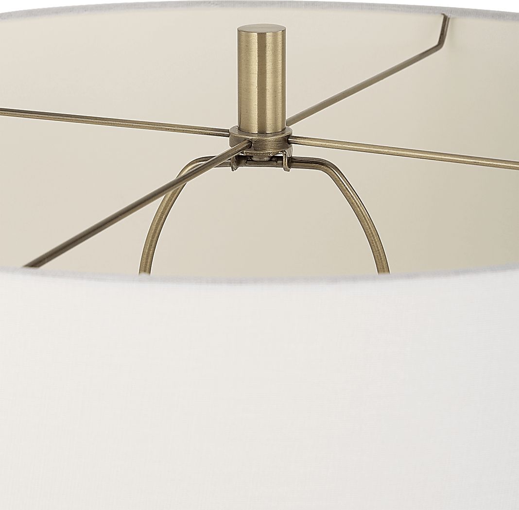 Nashua Cay Brass Floor Lamp - Thumbnail 3