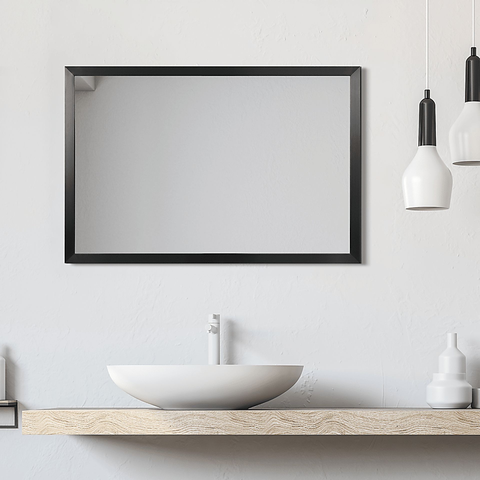 Nasir Black Small Mirror - Image 12
