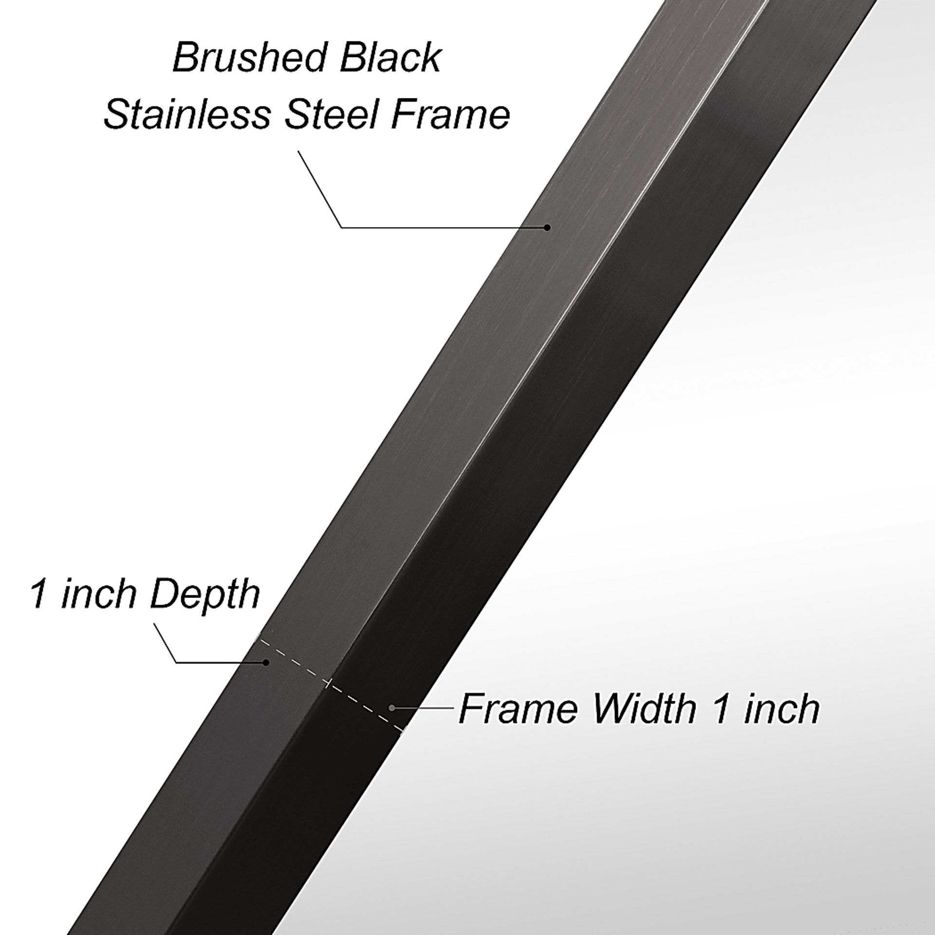 Nasir Black Small Mirror - Image 6