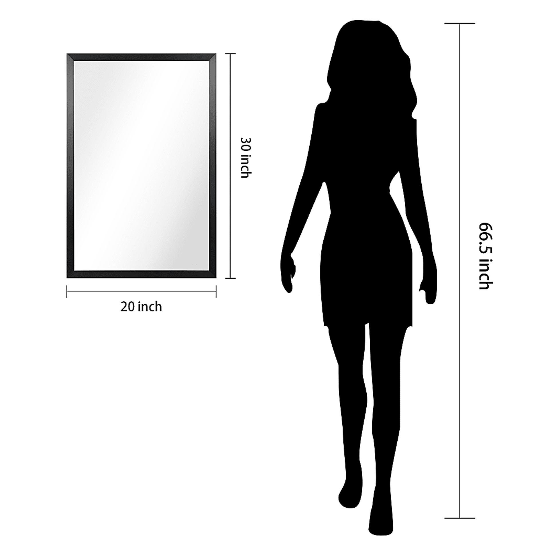 Nasir Black Small Mirror - Image 8