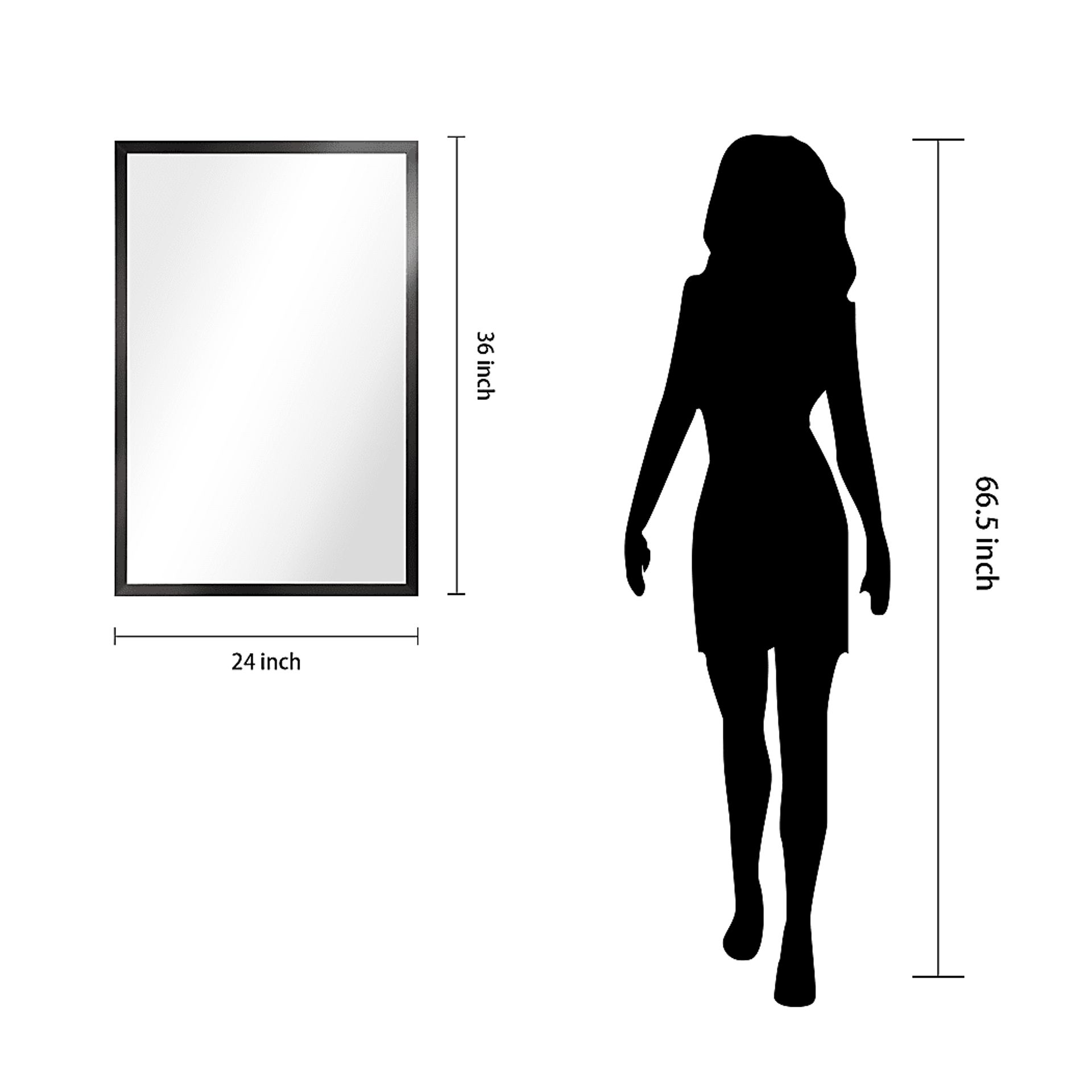 Nasir Black Large Mirror - Image 8