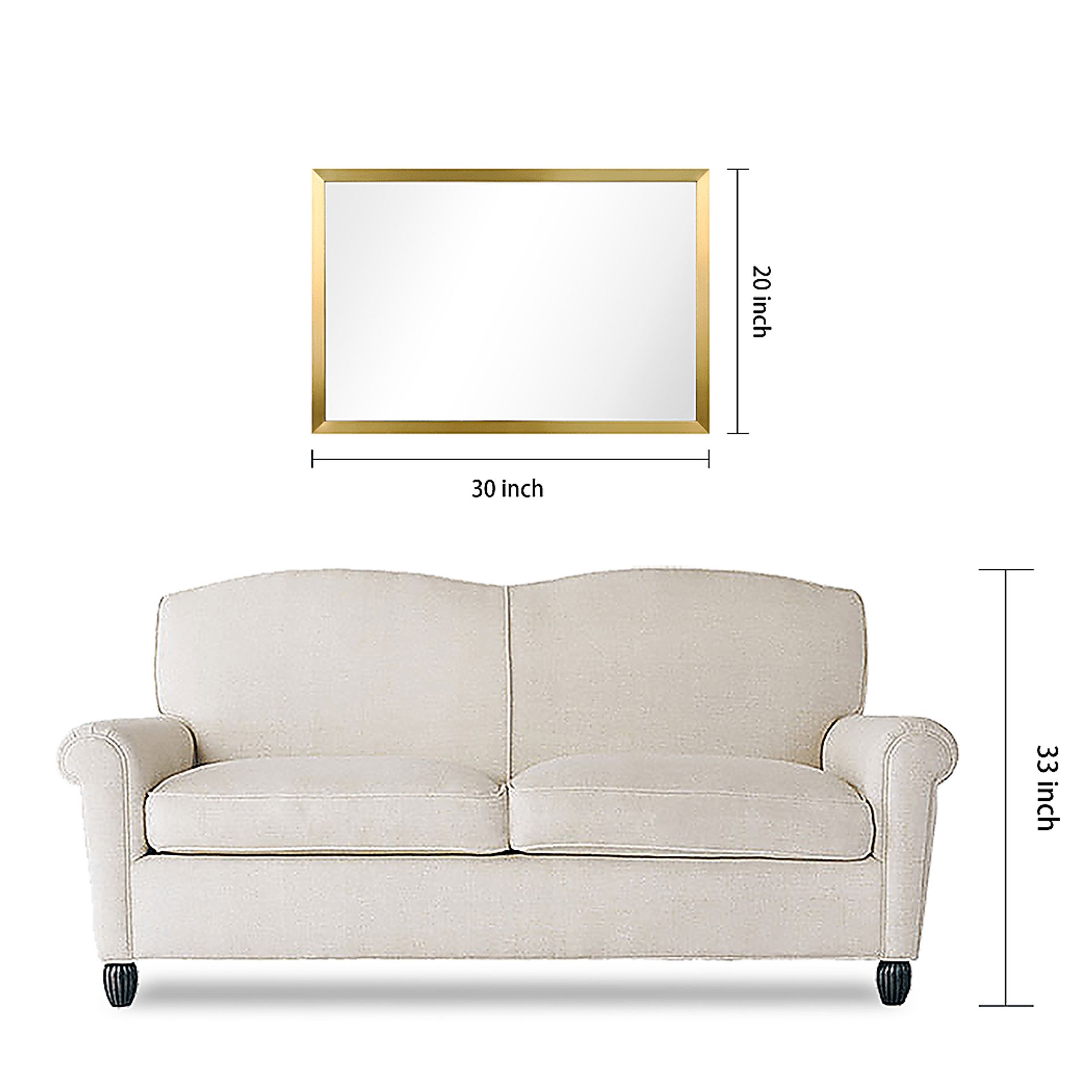 Nasir Gold Small Mirror - Image 7