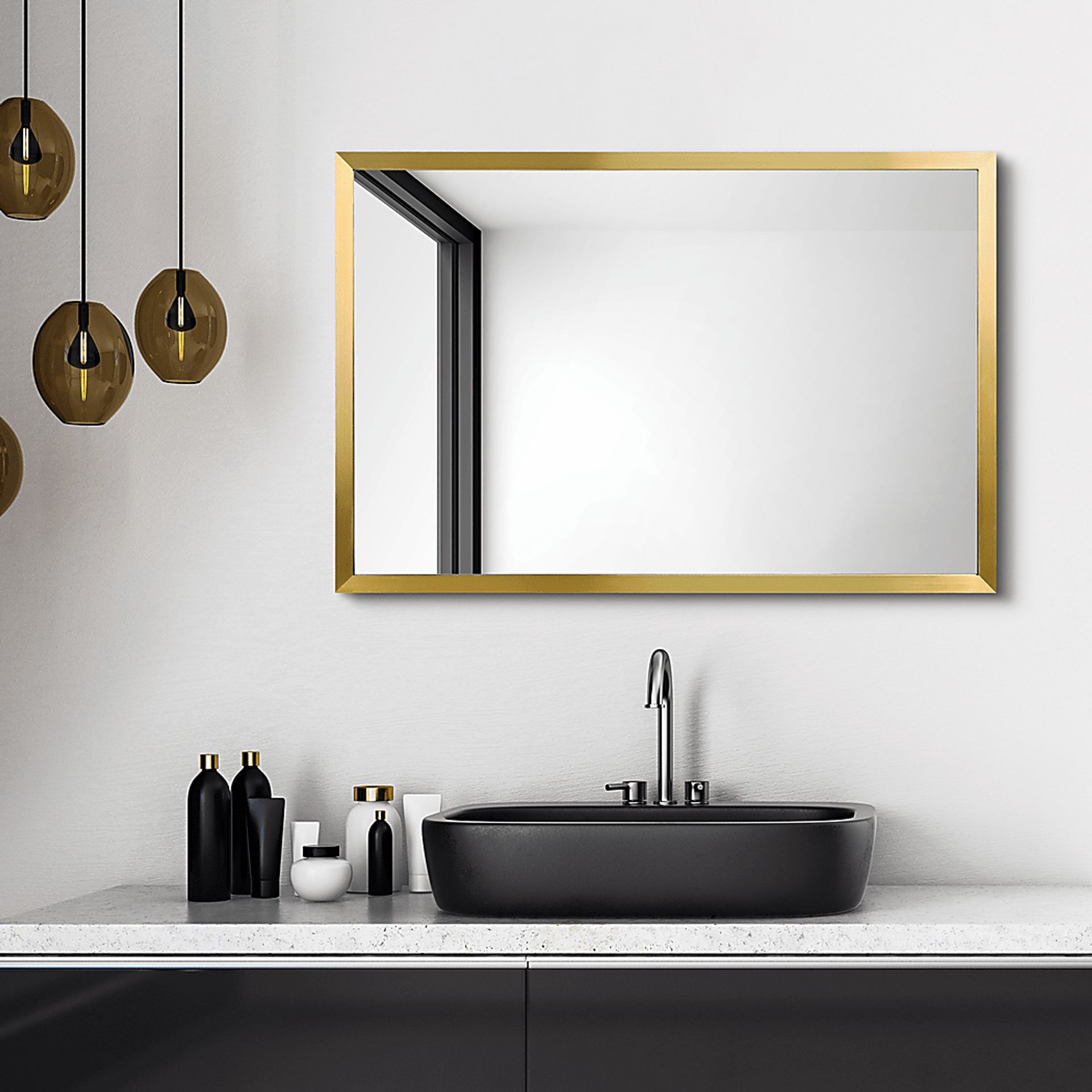 Nasir Gold Large Mirror - Image 12