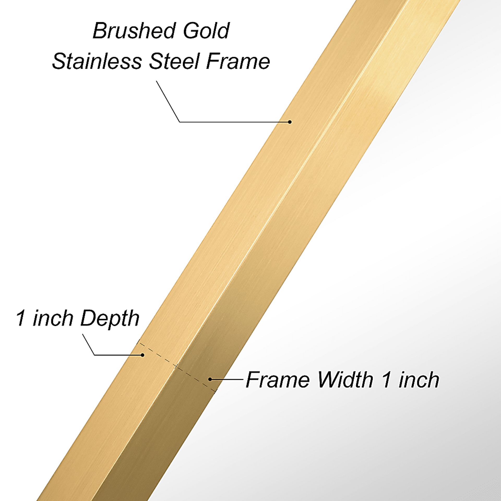 Nasir Gold Large Mirror - Image 6