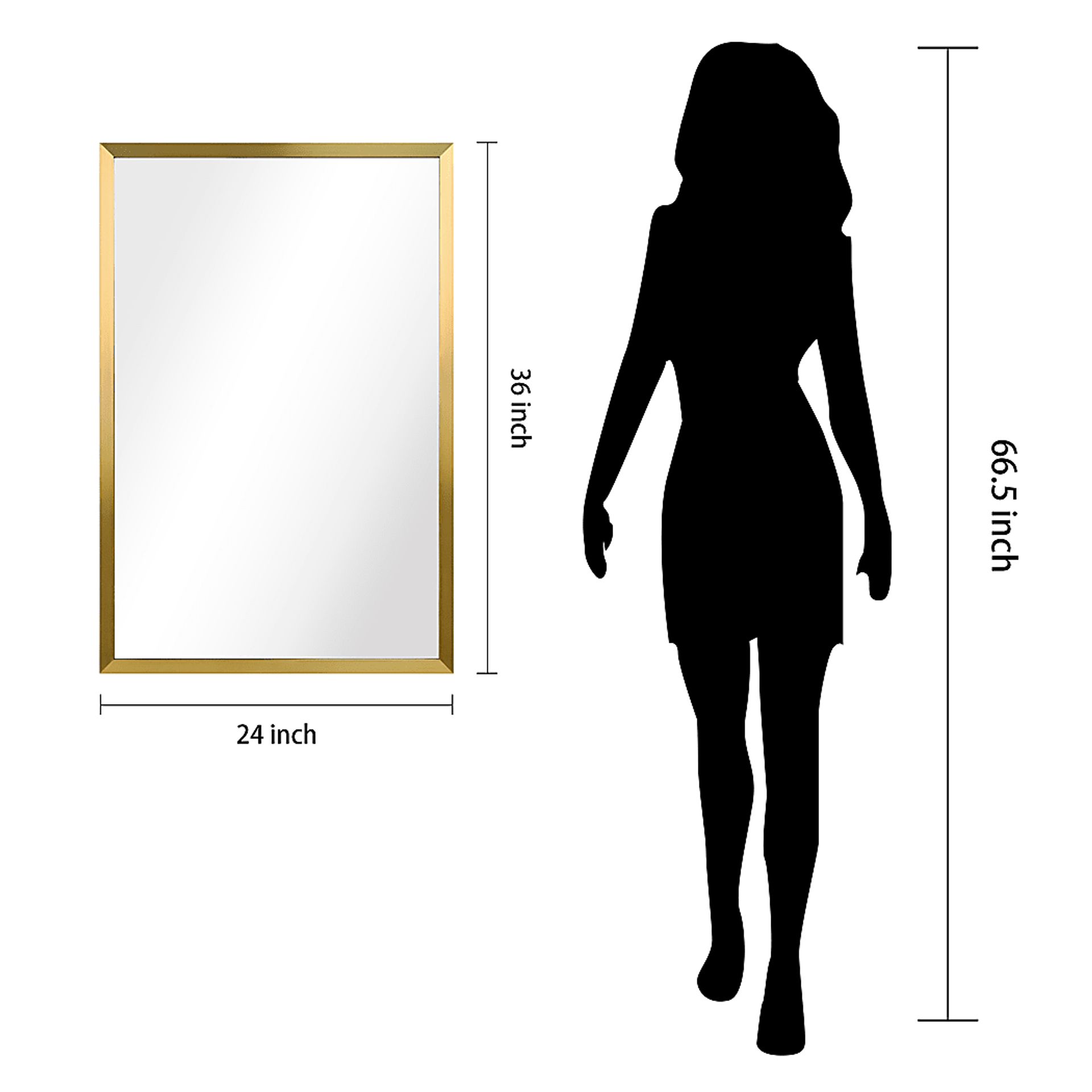 Nasir Gold Large Mirror - Image 8