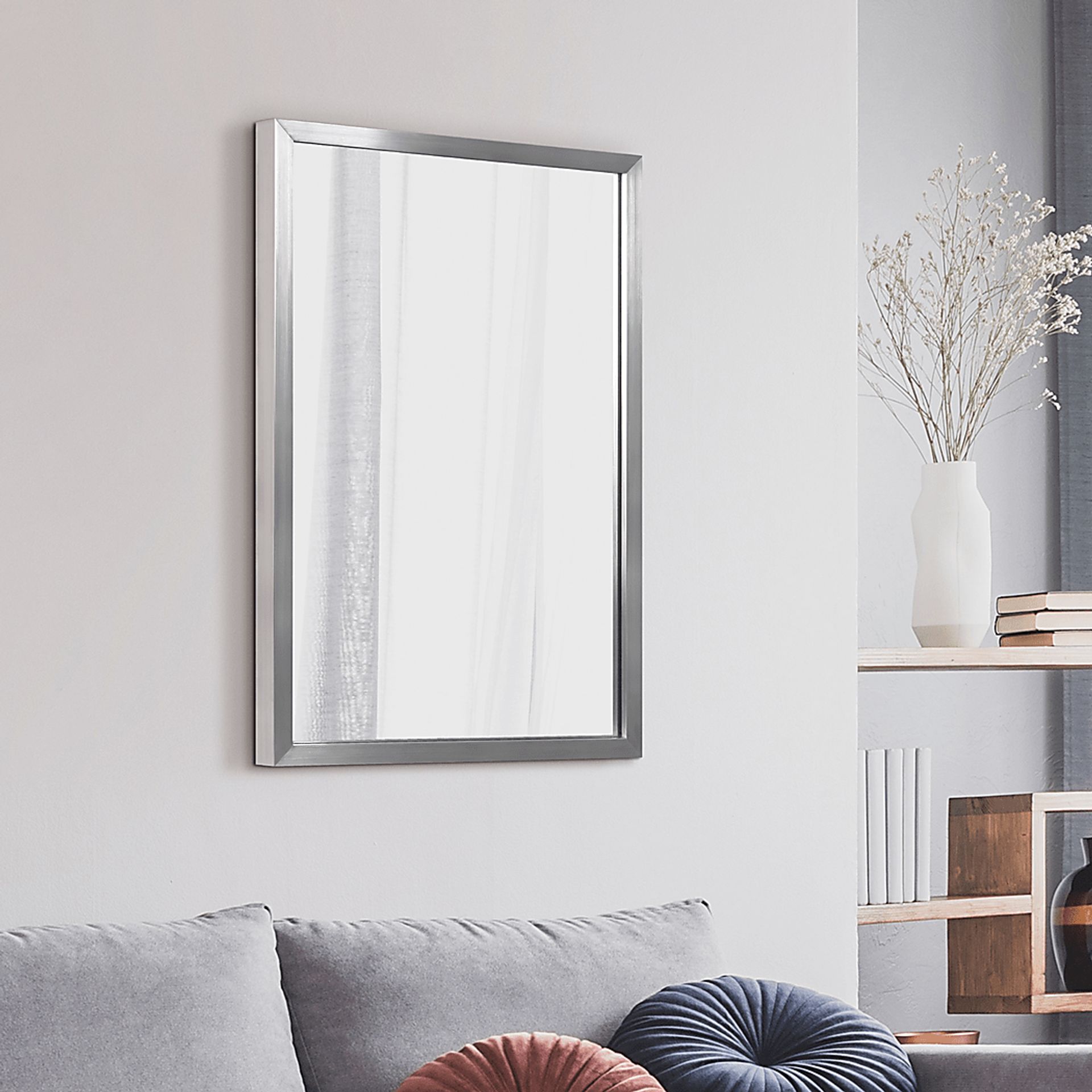 Nasir Silver Small Mirror - Image 11