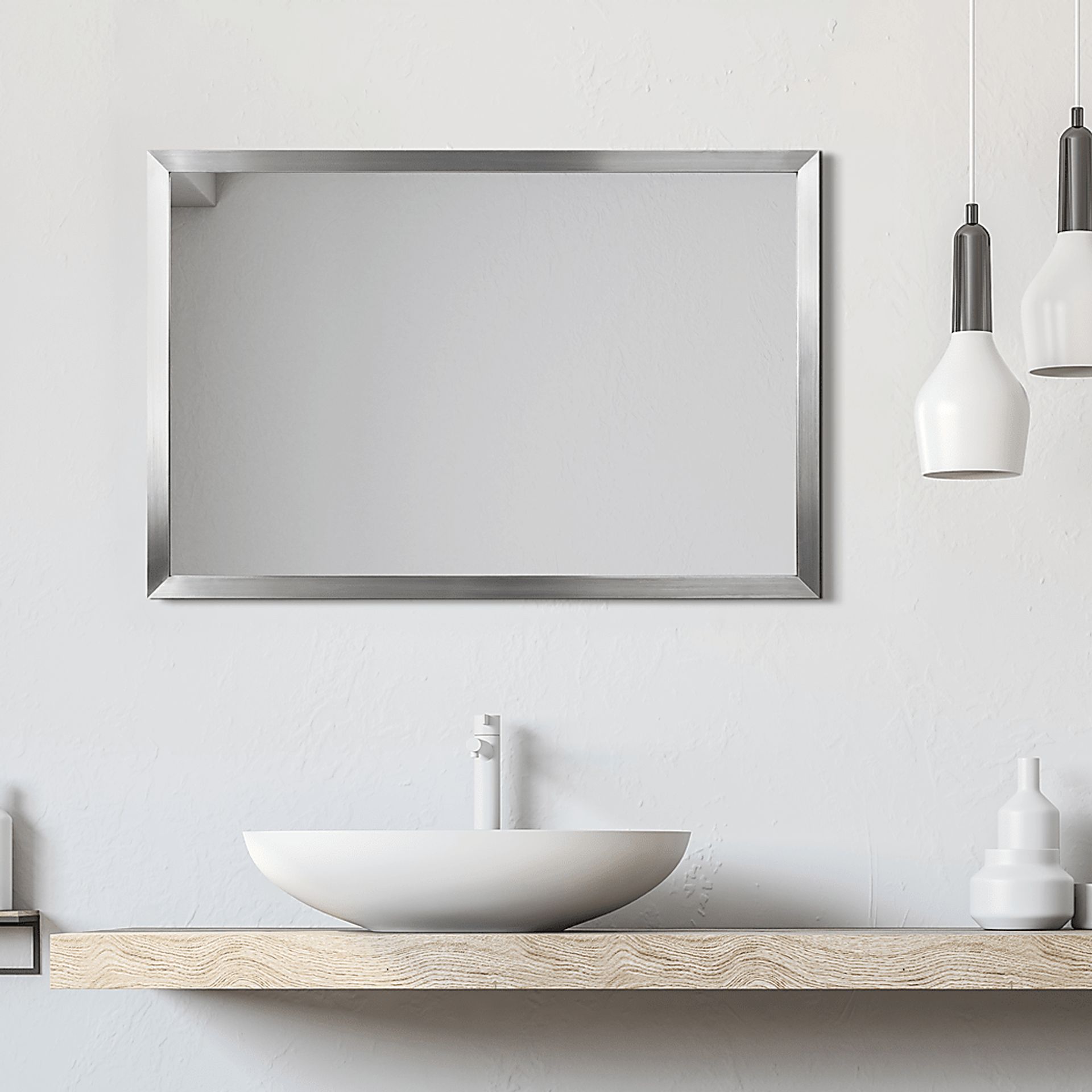 Nasir Silver Small Mirror - Image 12