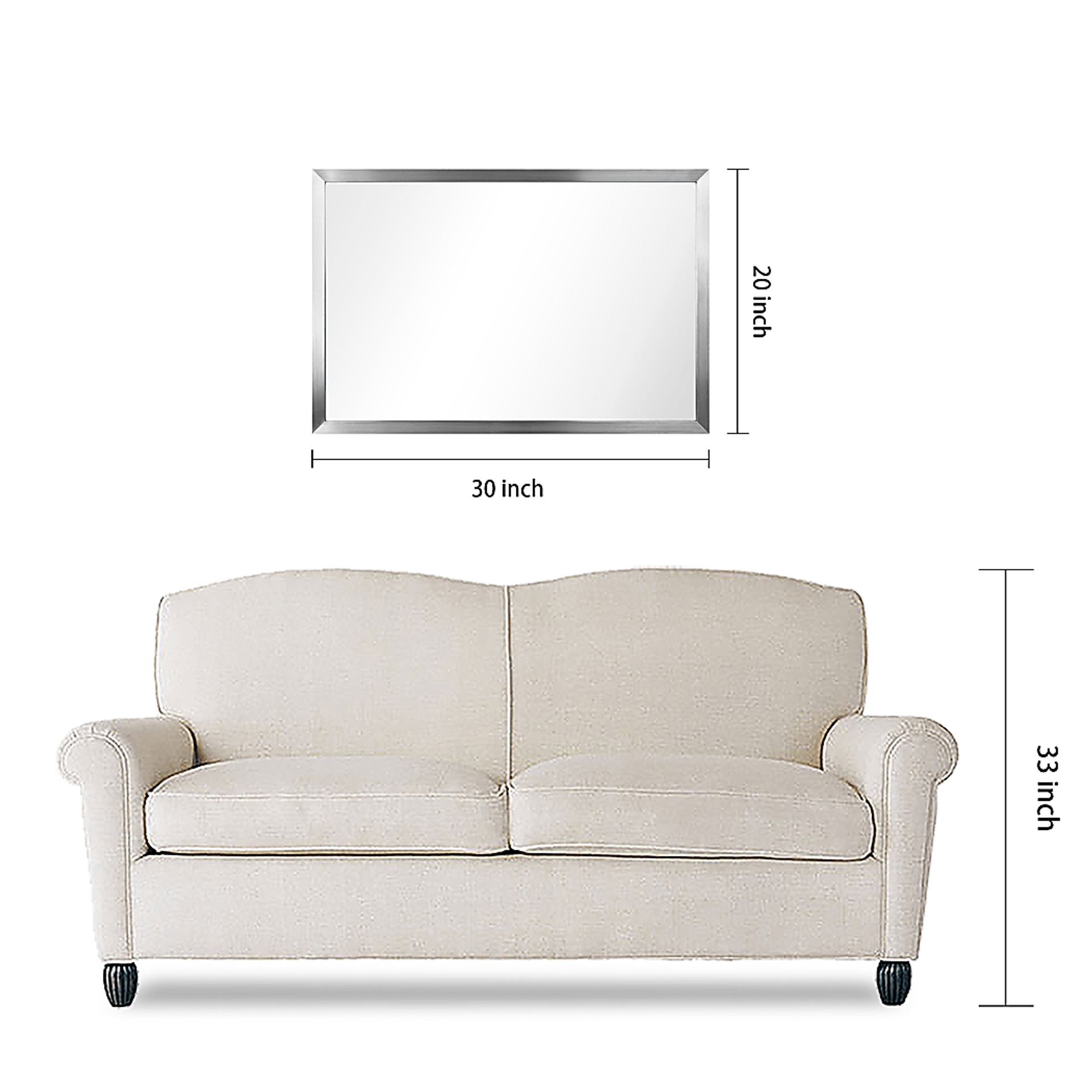 Nasir Silver Small Mirror - Image 7