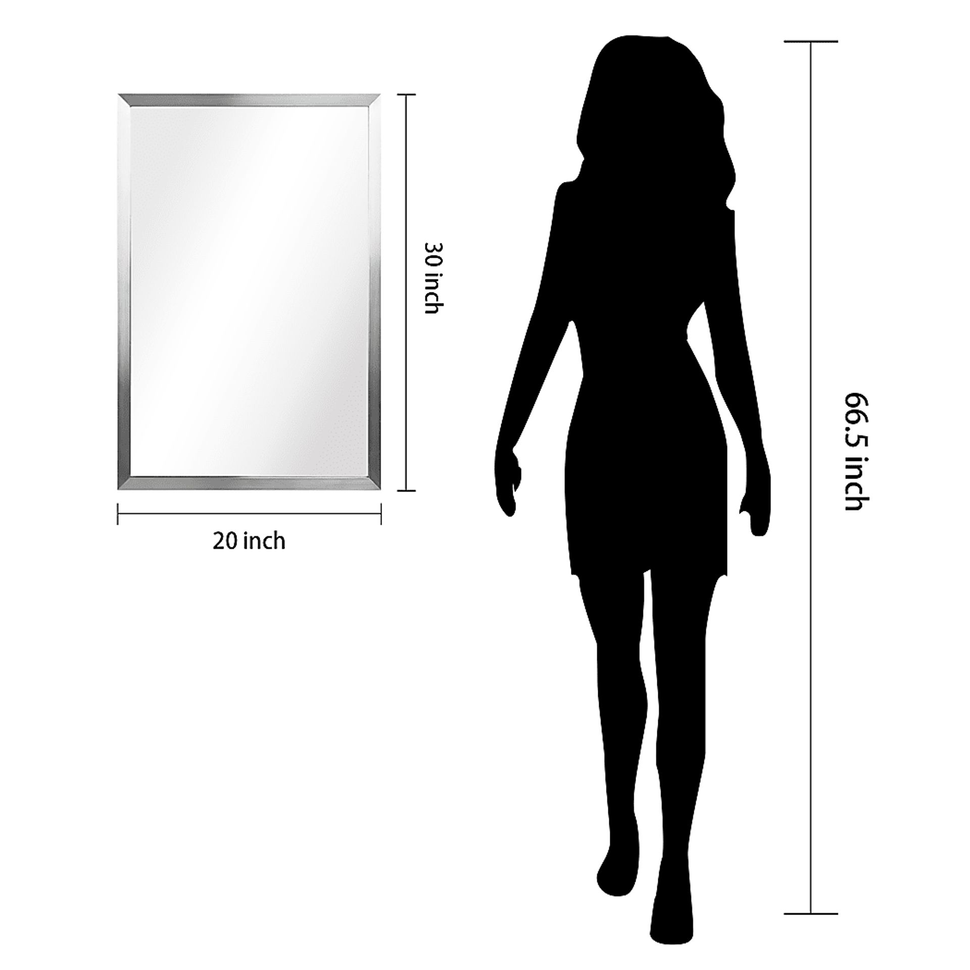 Nasir Silver Small Mirror - Image 8