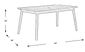 Nassau Outdoor Rectangle Outdoor Dining Table