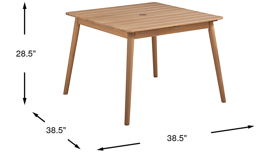Nassau Square Outdoor Dining Table