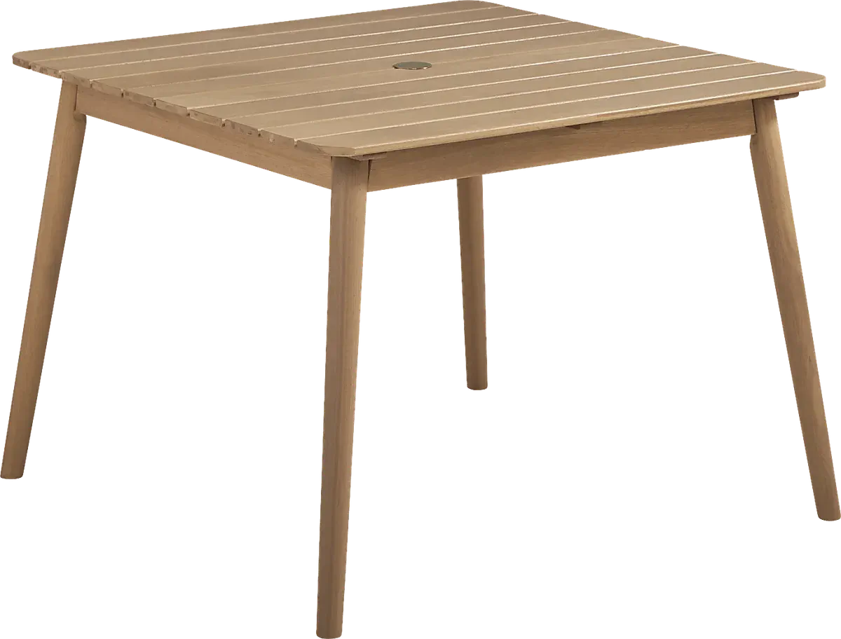 Nassau 5 Pc Eucalyptus,Light Wood Fruitwood Orange Orange,Red Outdoor