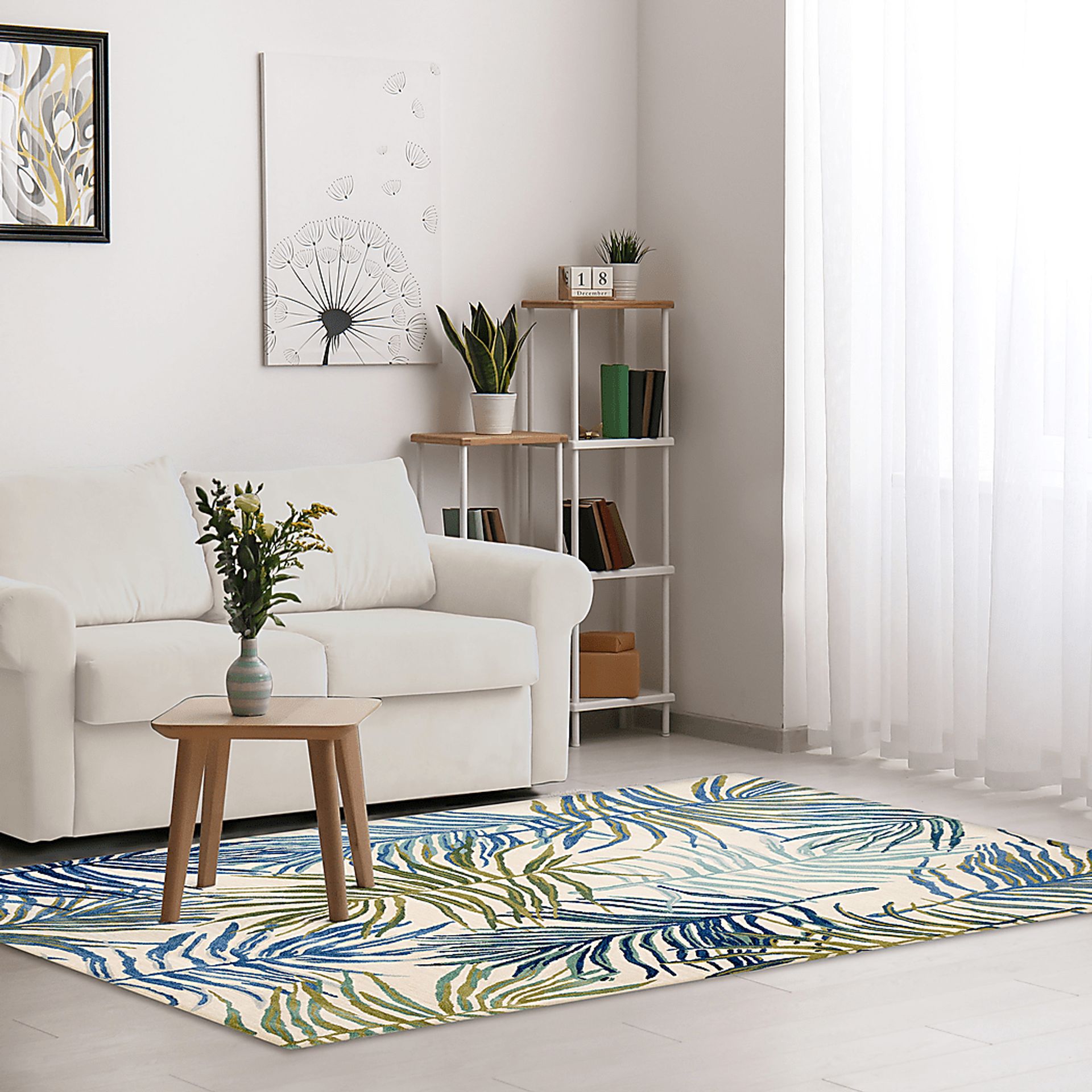 Nassella Cream 5 x 7'6 Rug - Image 3