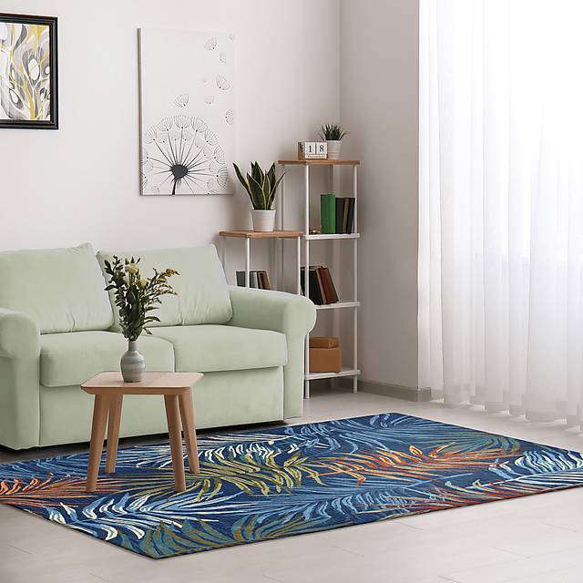 Nassella Navy 7'6 x 9'6 Rug - Thumbnail - Image 2