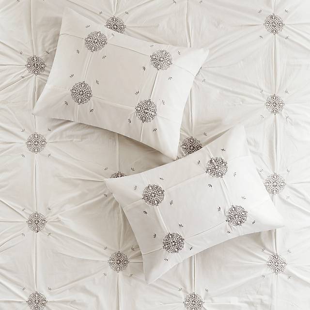Nasworthy Ivory 6 Pc Full/Queen Comforter Set - Thumbnail - Image 14