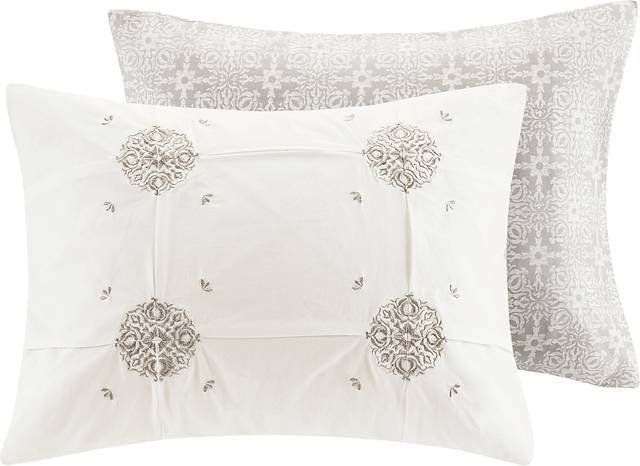 Nasworthy Ivory 6 Pc Full/Queen Comforter Set - Thumbnail - Image 8